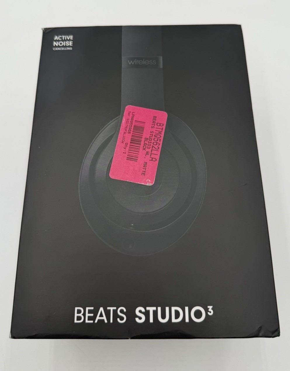 Beats Studio 3 Bluetooth Headphones – Black