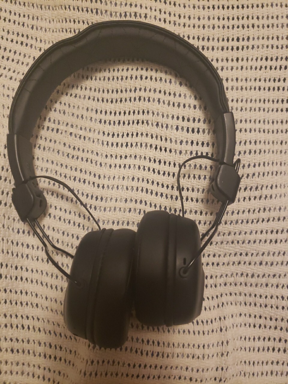 JLab Studio Bluetooth Wireless On-Ear Headphones – Black – White 30+ Hours