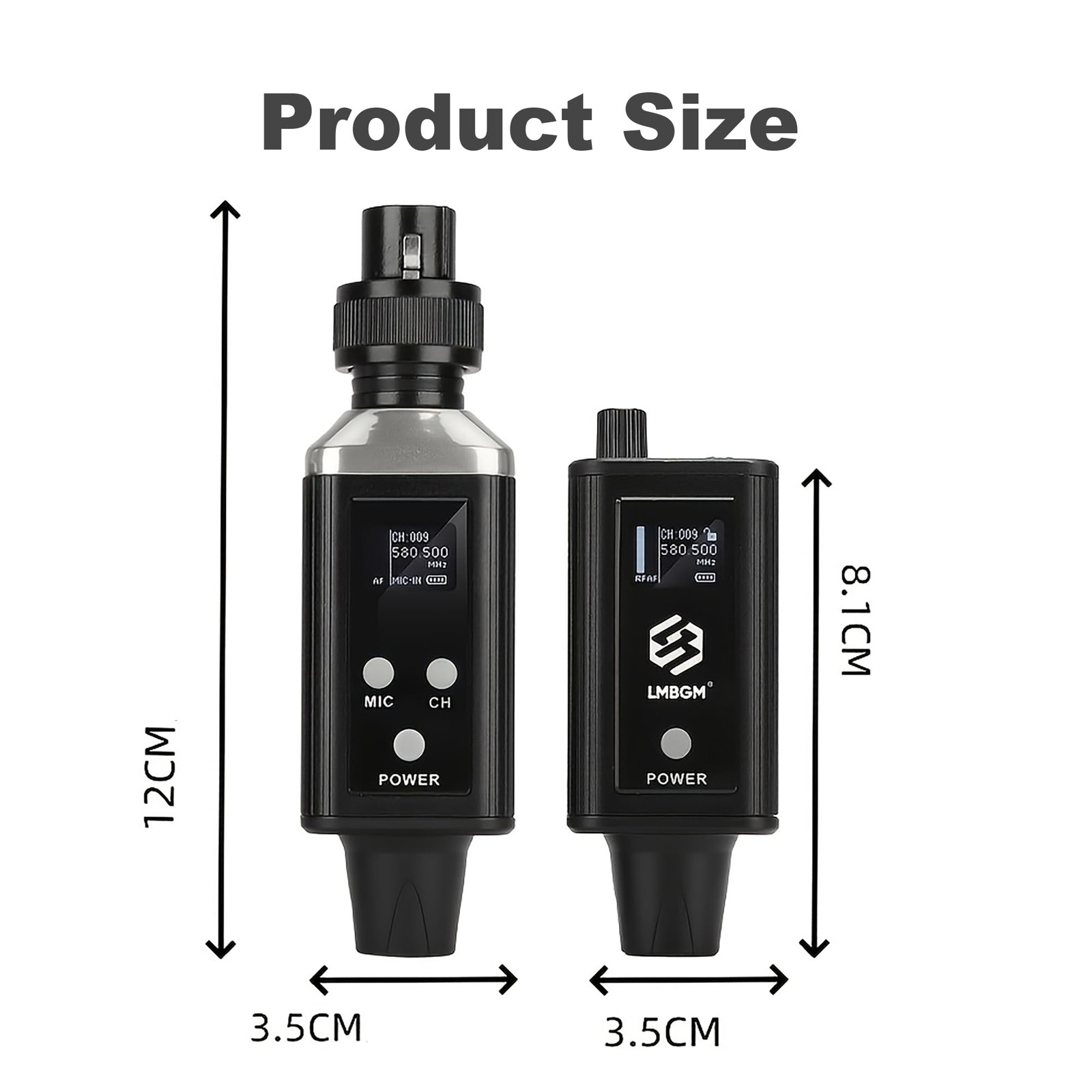 A9 UHF Wireless in-Ear Monitor Pro System Transmitter and Beltpack Receiver f…