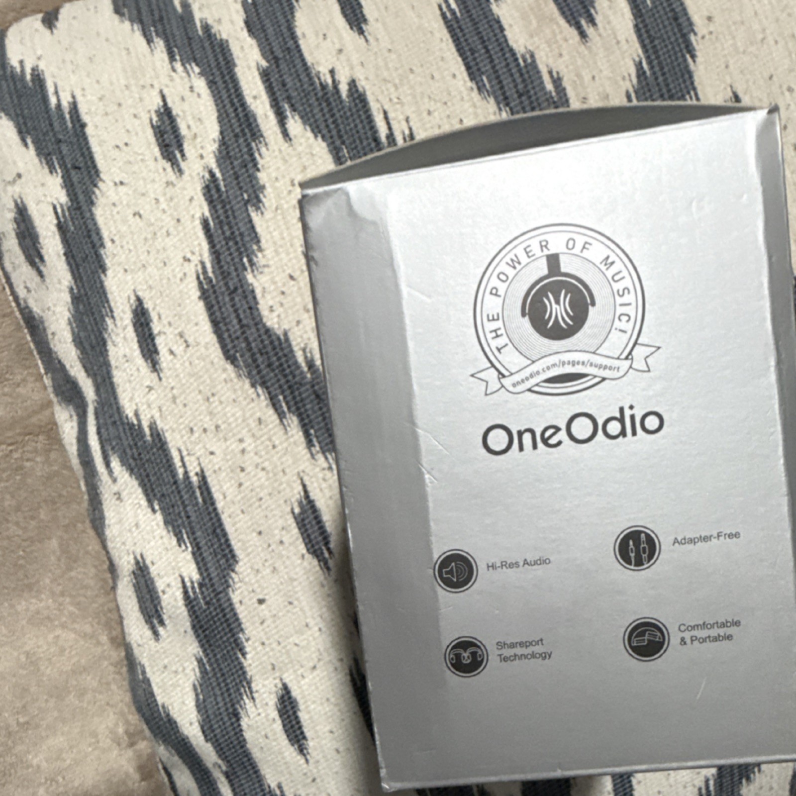 OneOdio Fusion A71 DJ Headphones Black Hi-Res Audio Adapter-Free Shareport DJ
