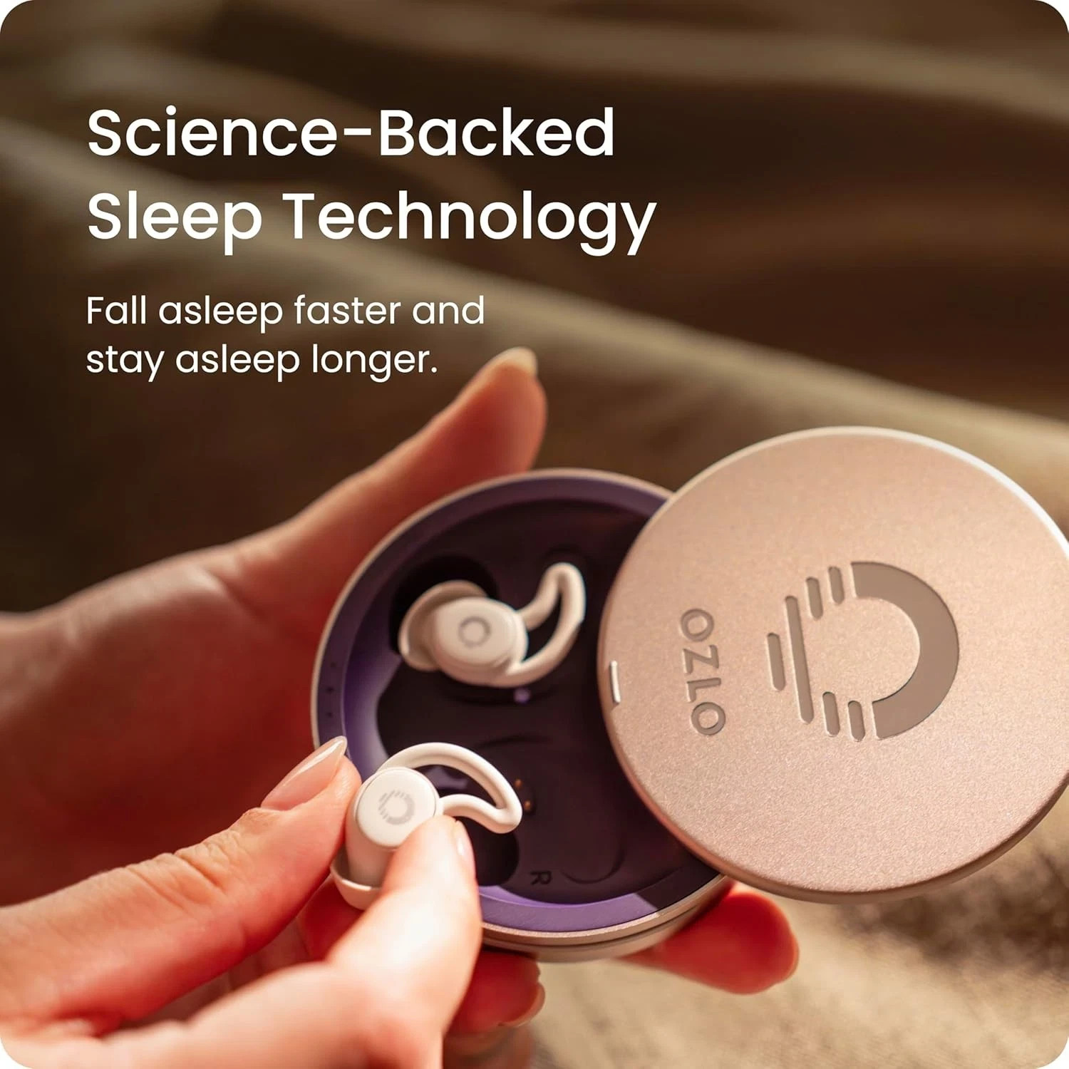 Ozlo Sleepbuds® Snore-Blocking Earbuds for Deep Sleep Noise Masking Earbuds NEW