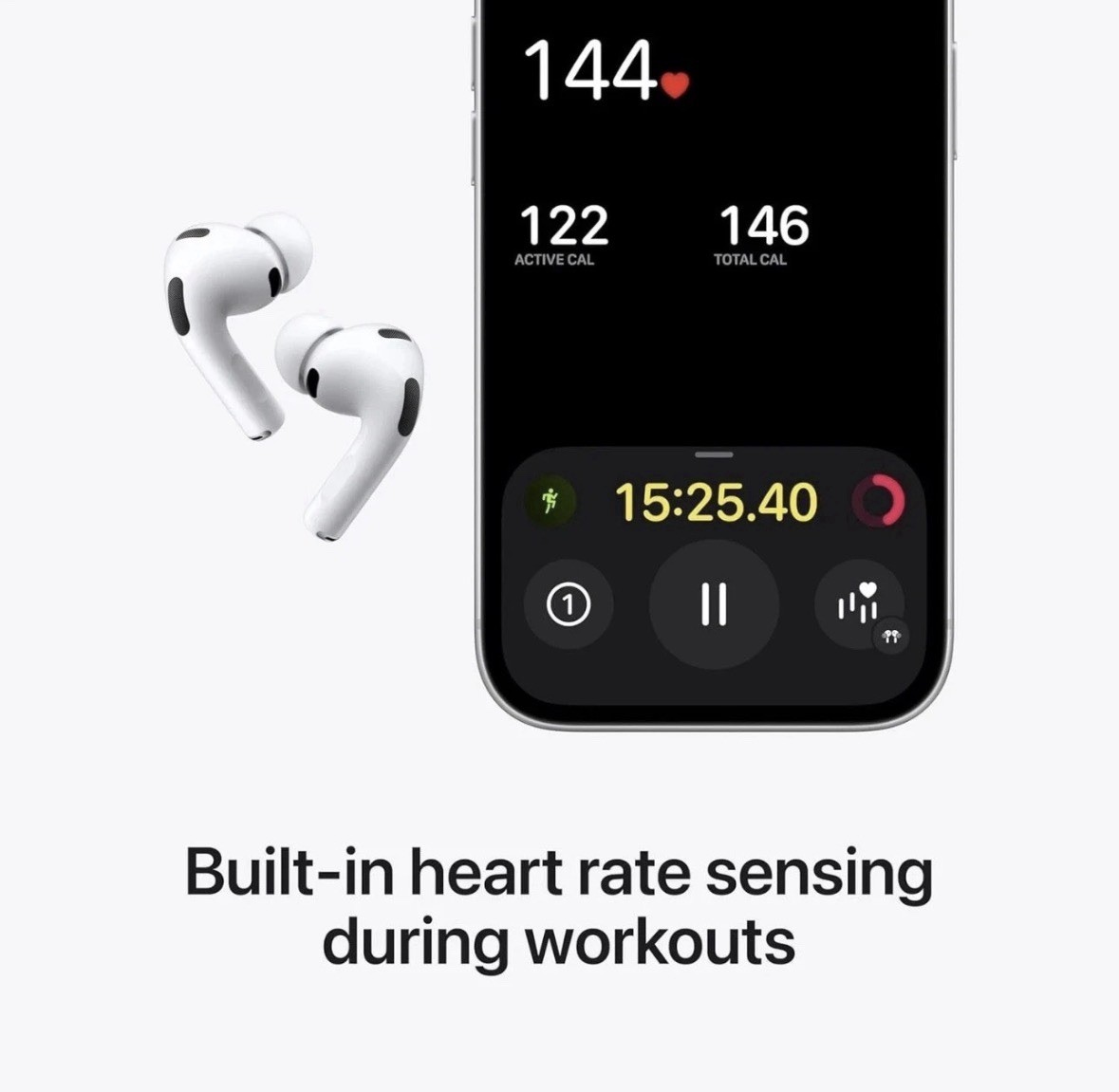 Apple AirPods Pro White In-Ear Earbuds w/ Charging Case, Bluetooth, ANC