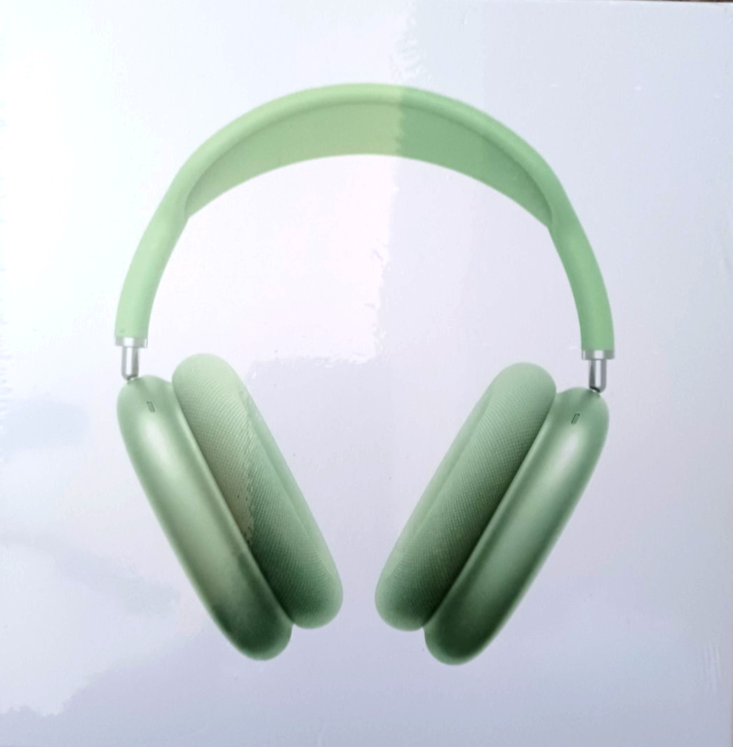 Over the Ear Max Style USB-C Bluetooth Unbranded ROHS Headphones Mint Green NIB