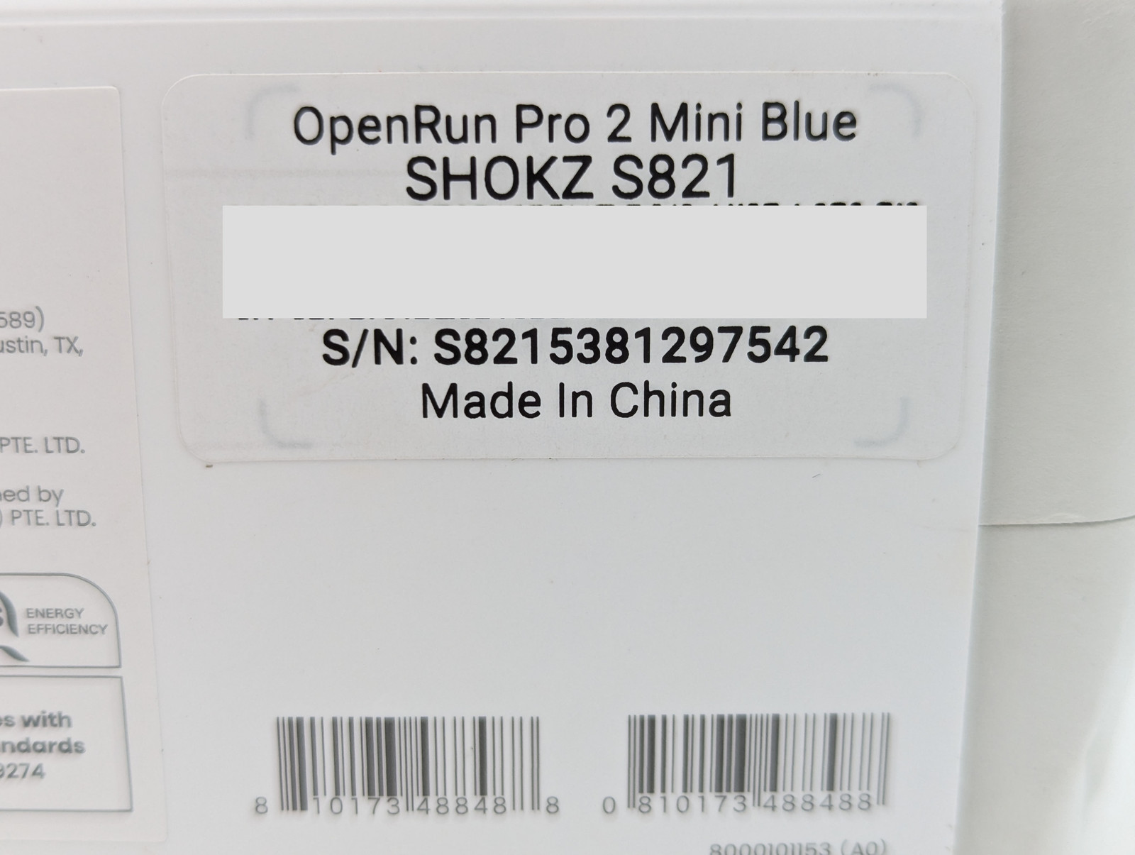 Shokz OpenRun Pro 2 Mini Wireless Bone Conduction Sports Headphones | Sky Blue