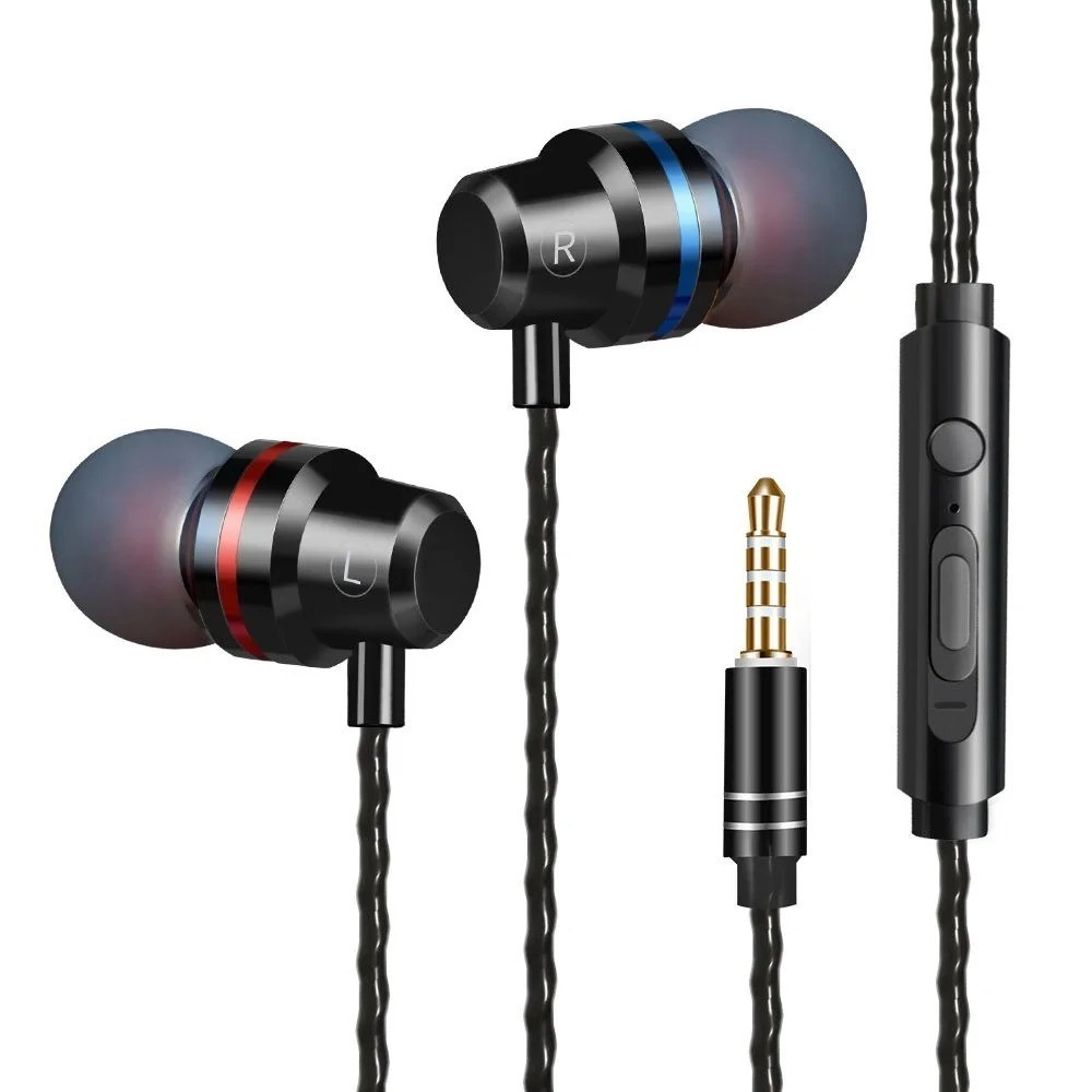 In-Ear Wired Earphone 3.5mm Earbuds Earphones Music Sport Gaming Headset With mi