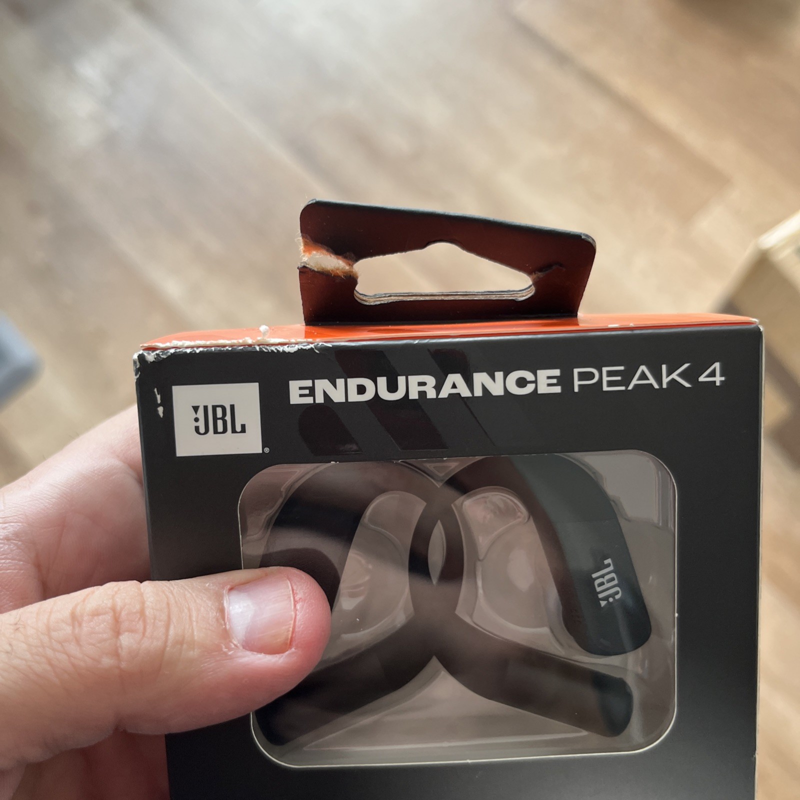 JBL Endurance Peak 4 True Wireless Bluetooth In-Ear Sport Headphones (Black)