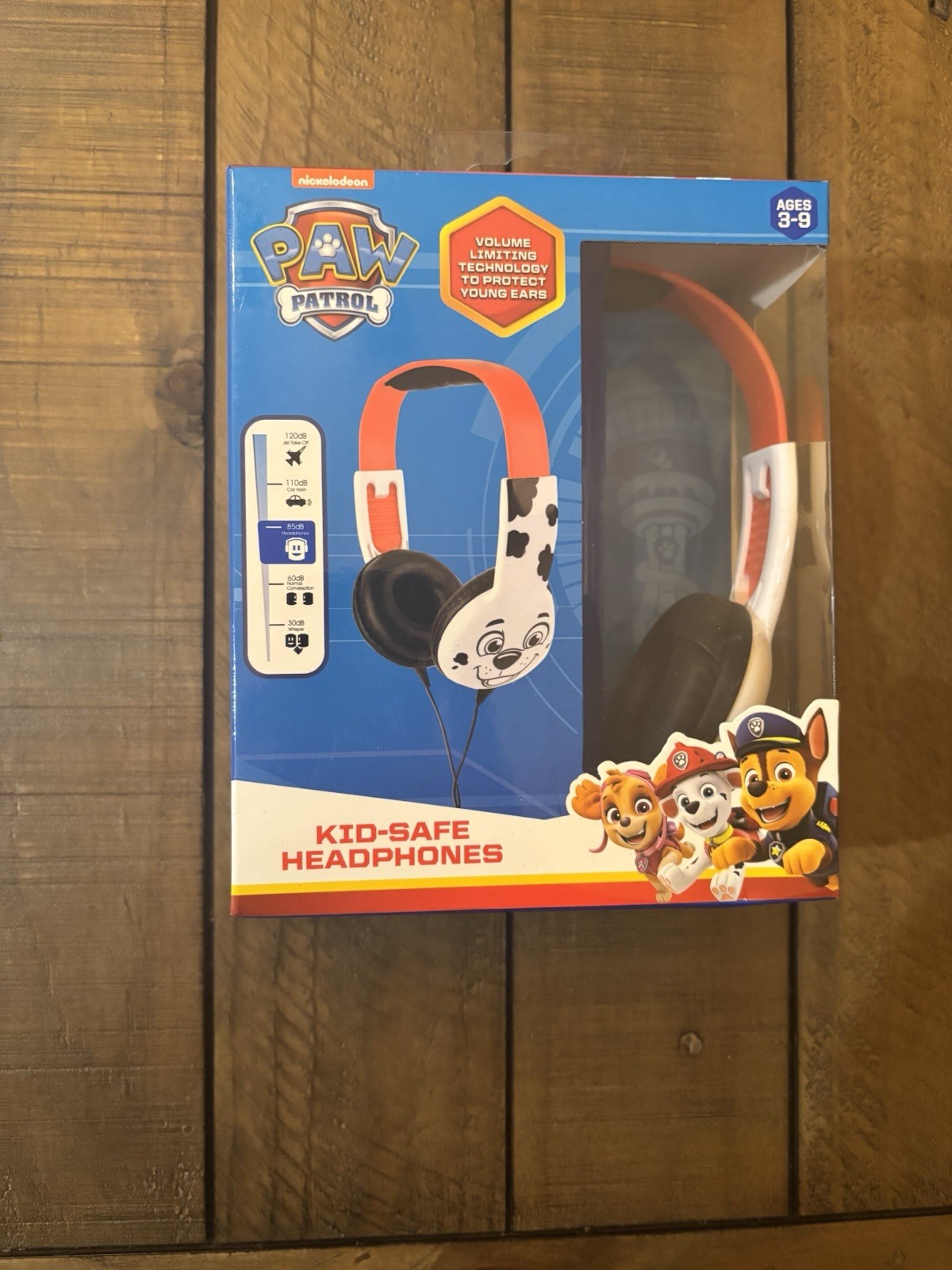 Kid Safe Headphones Paw Patrol Volume Limiting New