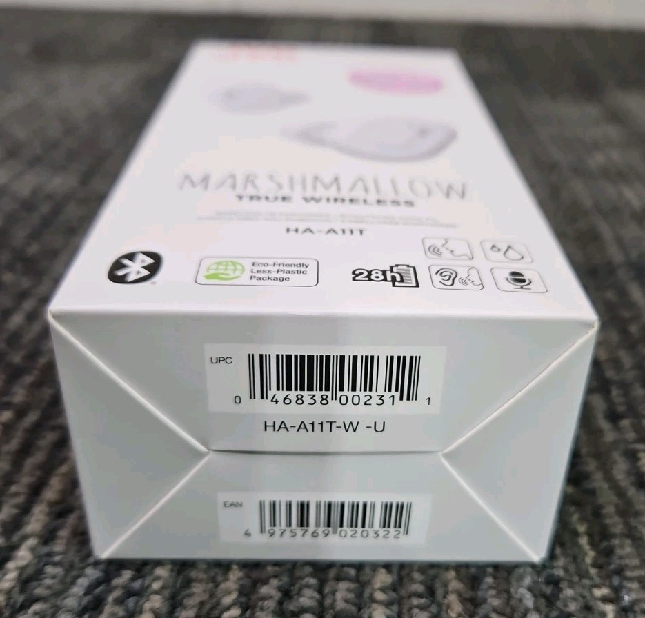JVC HA-A11T Marshmallow True Wireless Earbuds – White