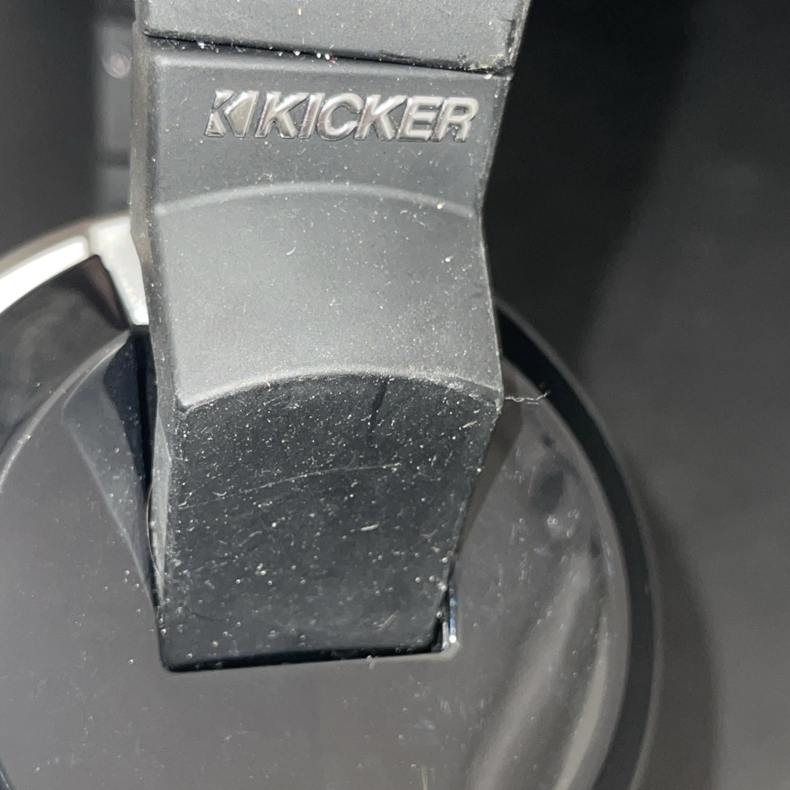 Kicker Black Over-Ear Wired Headphones Tested Working