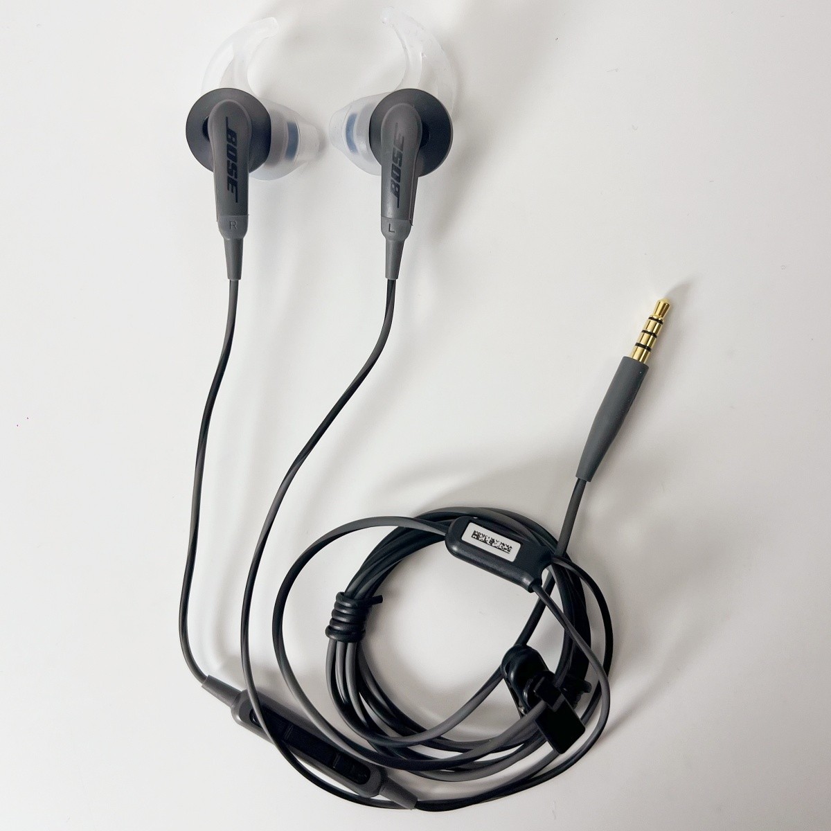 Bose SoundSport In Ear Earbuds 3.5mm Jack Wired Earphones Black Headphones US