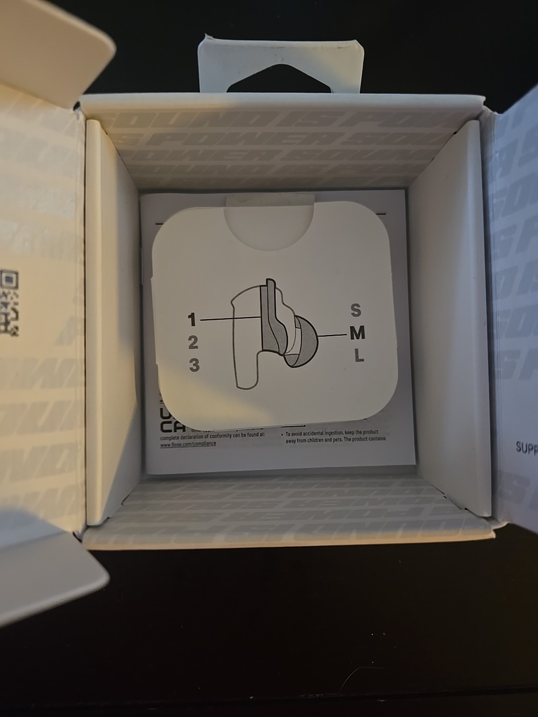 Bose QuietComfort Ultra Earbuds – Smoke White – Opened Box