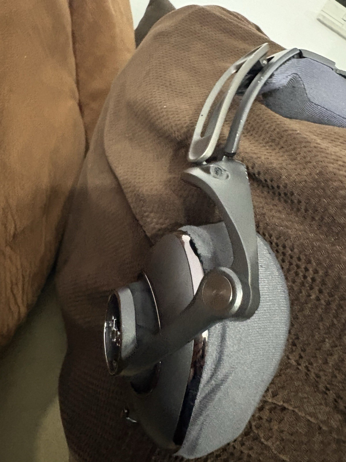 Blue Mix-Fi Powered Headphones with Built-in Audiophile. No Cable Tested