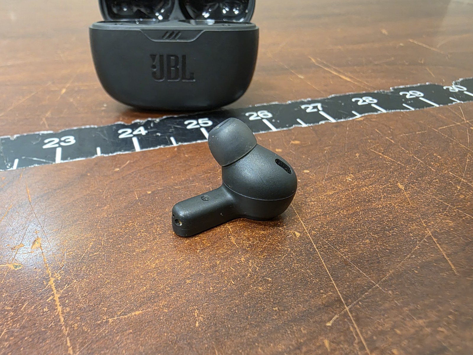 JBL Vibe Beam True Wireless Earbuds, Black, FOR PARTS