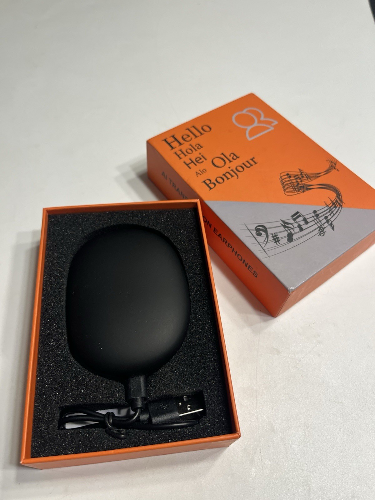 Rorh AI Translation Earbuds – Brand New! Color Black