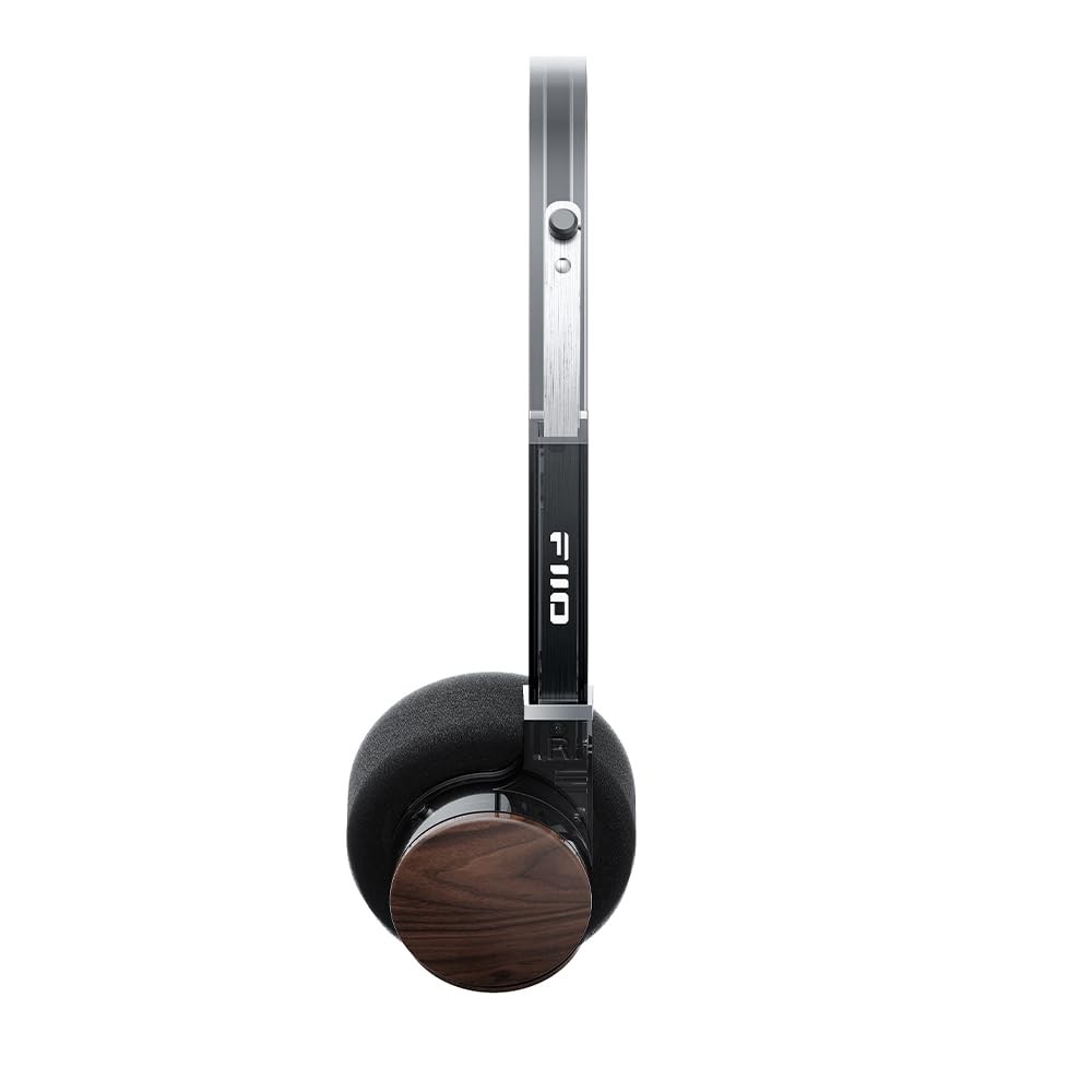 FiiO EH11 On-Ear Bluetooth Headphones LDAC Hi-Res Transparent Black Retro Style