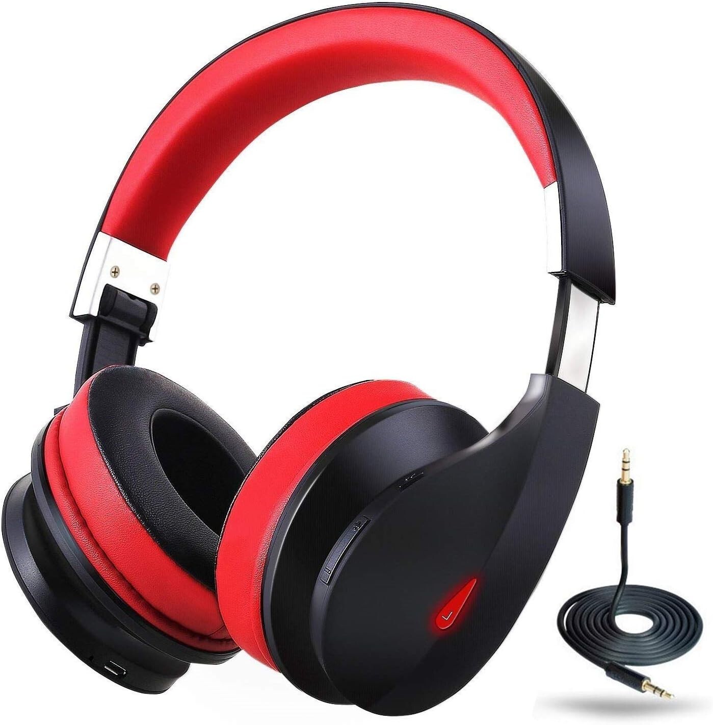 6x Ausdom AH2 Stereo Bass Foldable Wireless Wired Headphone w/ Microphone
