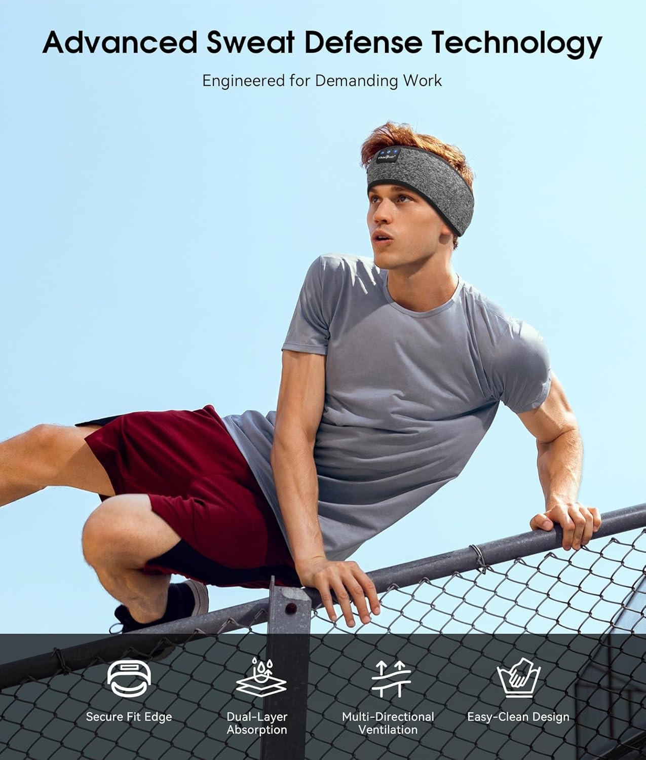 Bluetooth Headband 2-Pack – Wireless Music Sleep Headphones Set for Men and Wome