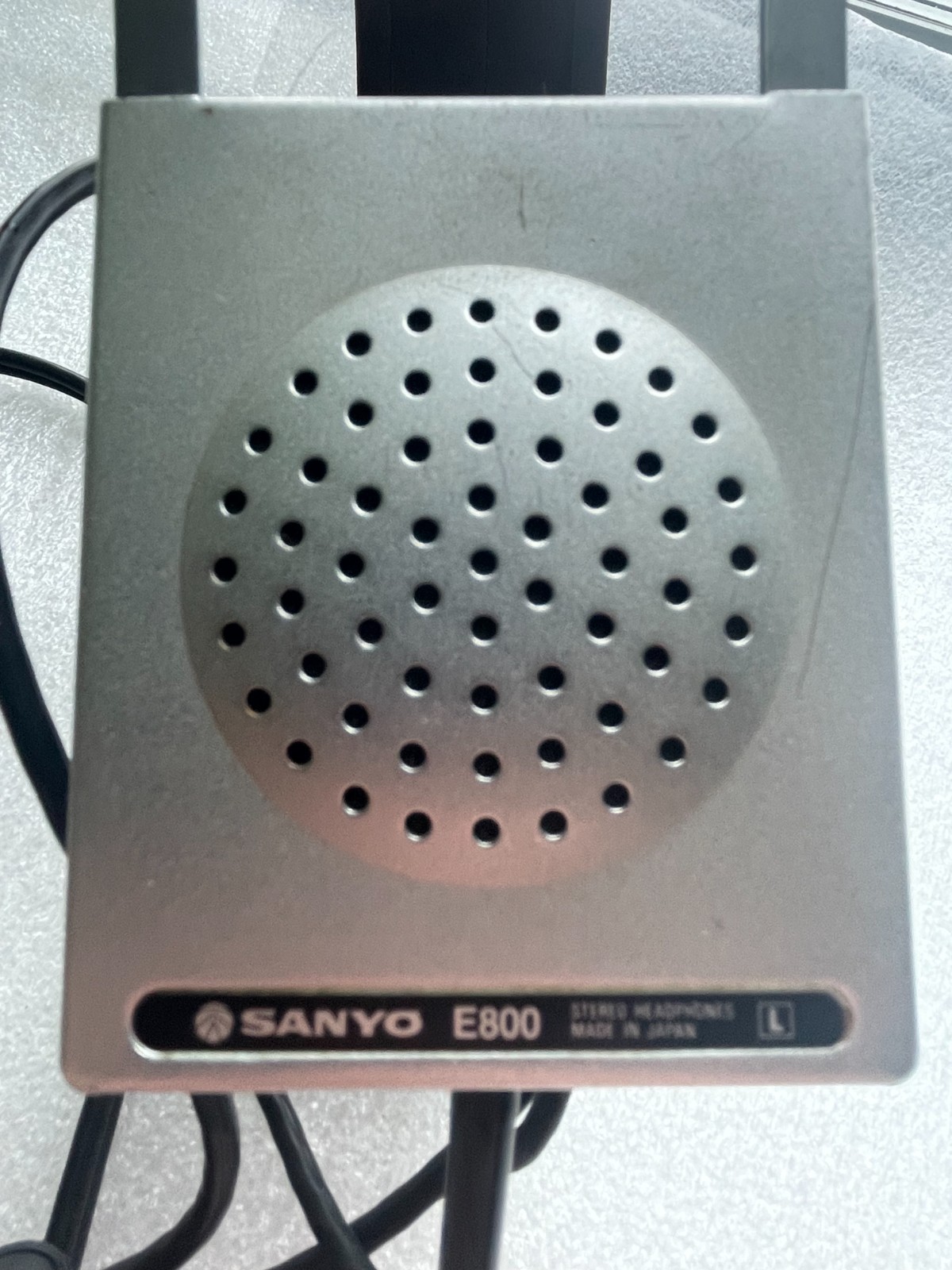 VINTAGE SANYO E800 STEREO HEADPHONE JAPAN FREE SHIP USA & CANADA HEAD PHONE