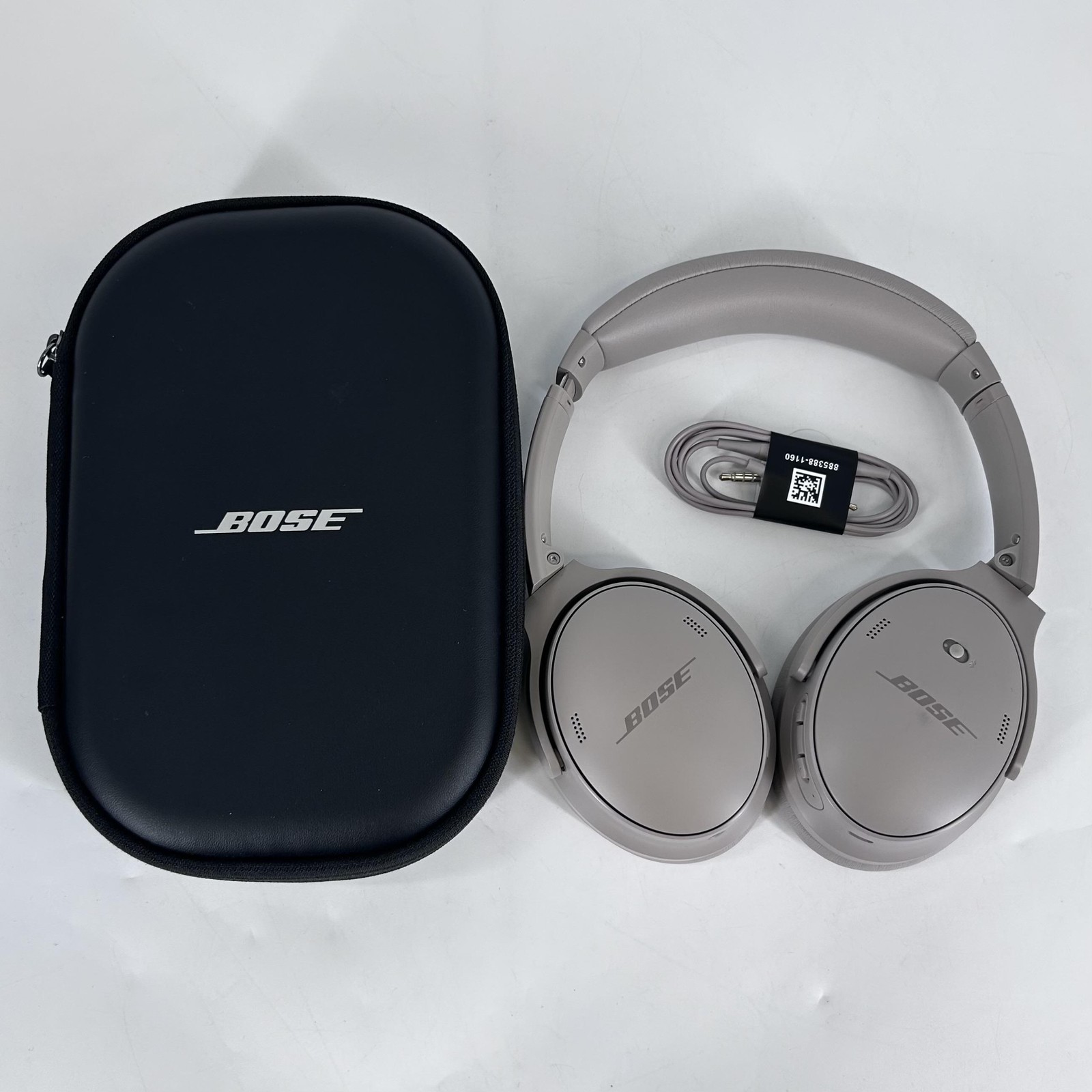 Bose QuietComfort Headphones Beige w/ Case – Excellent Condition