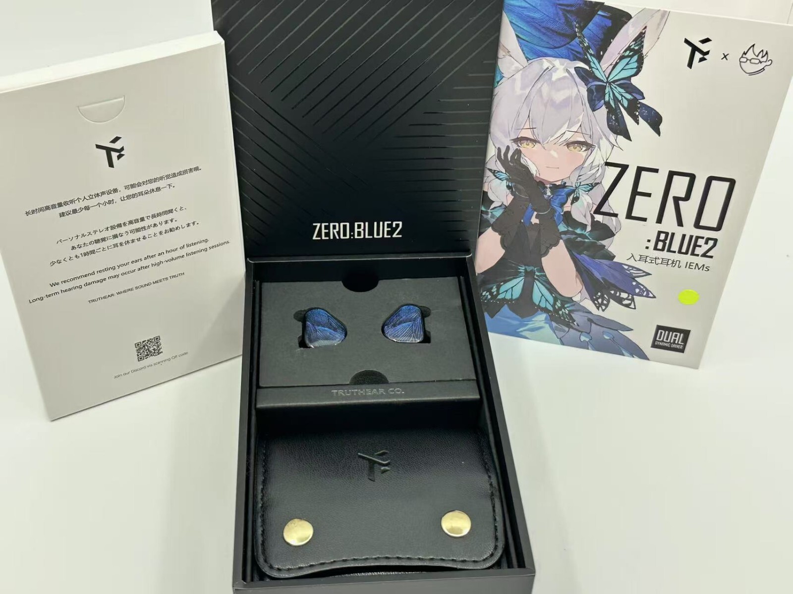 TRUTHEAR x Crinacle Zero:BLUE2 Dual Dynamic Drivers In-ear Headphone ( With Mic)