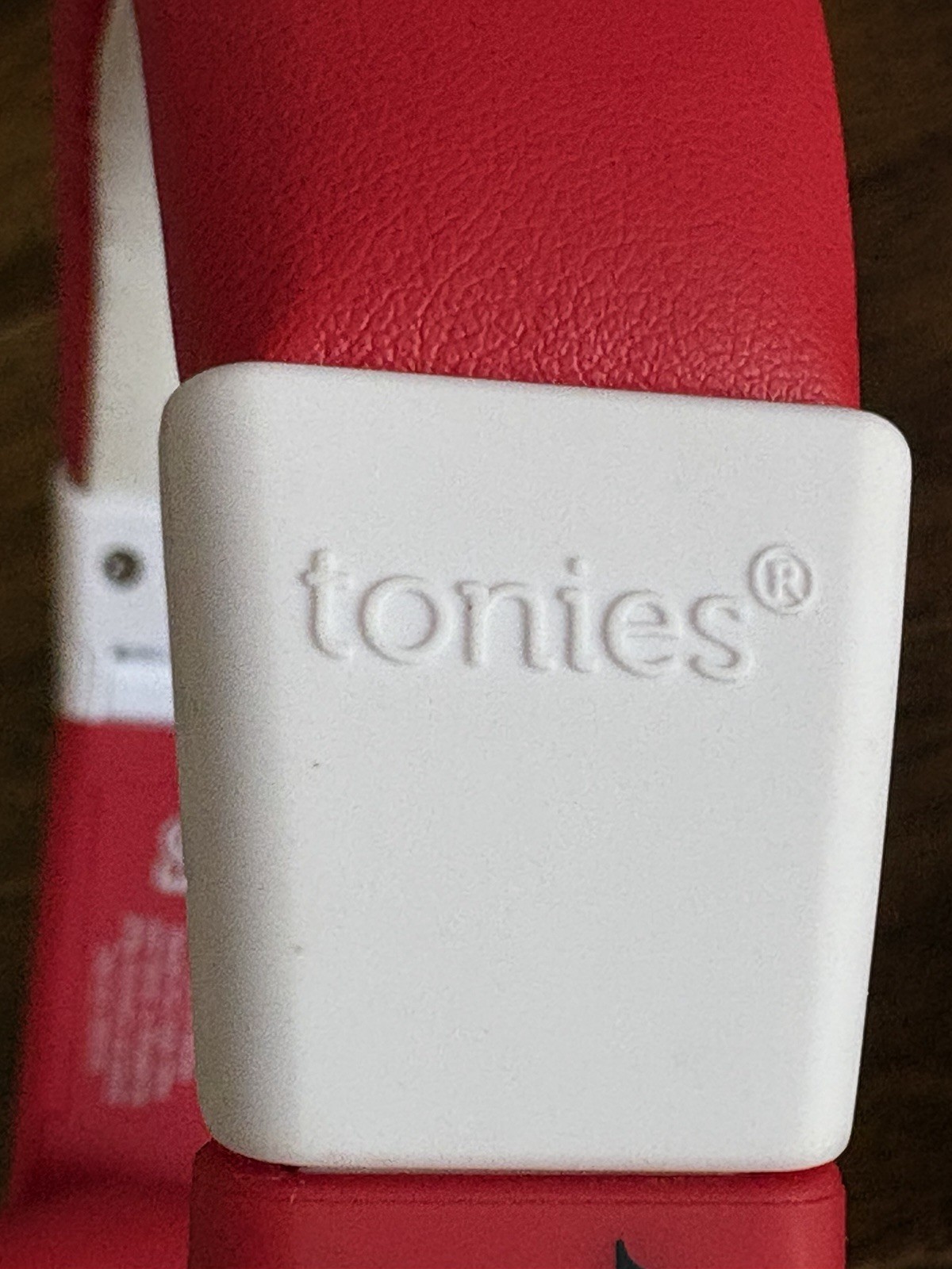 Red Headphones For Kids-Toniebox No Aux Cable
