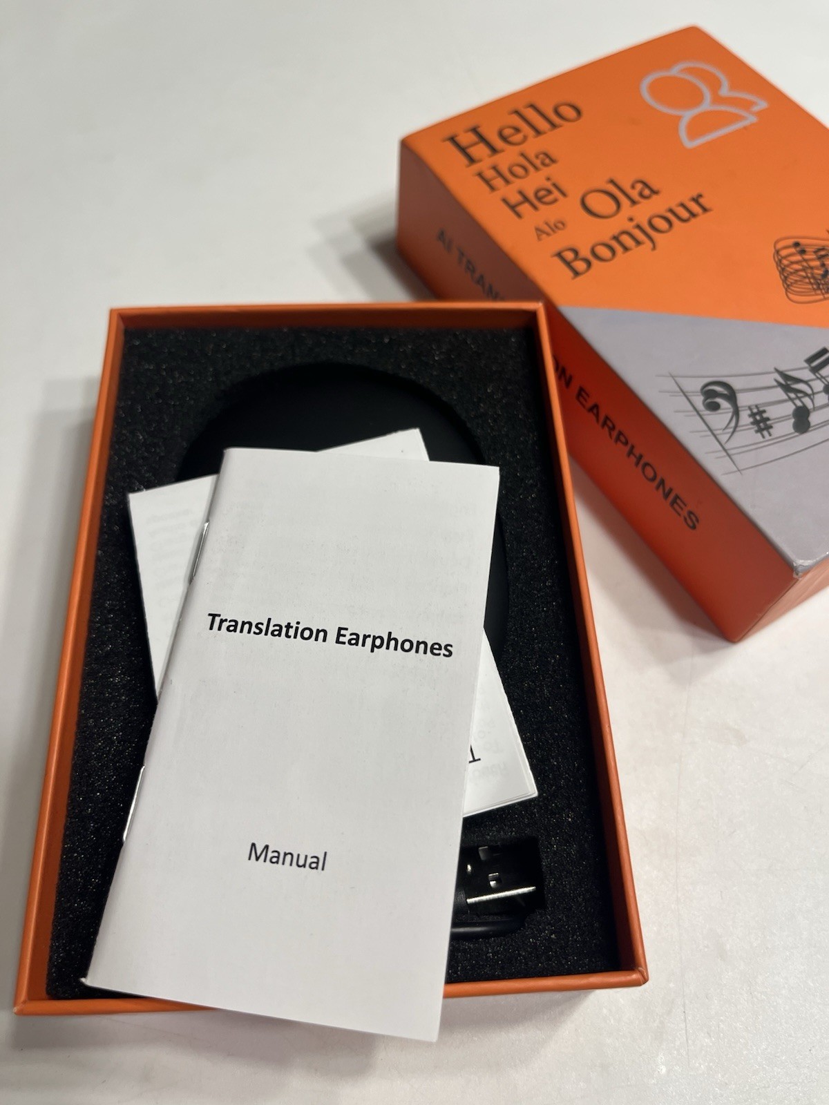 Rorh AI Translation Earbuds – Brand New! Color Black