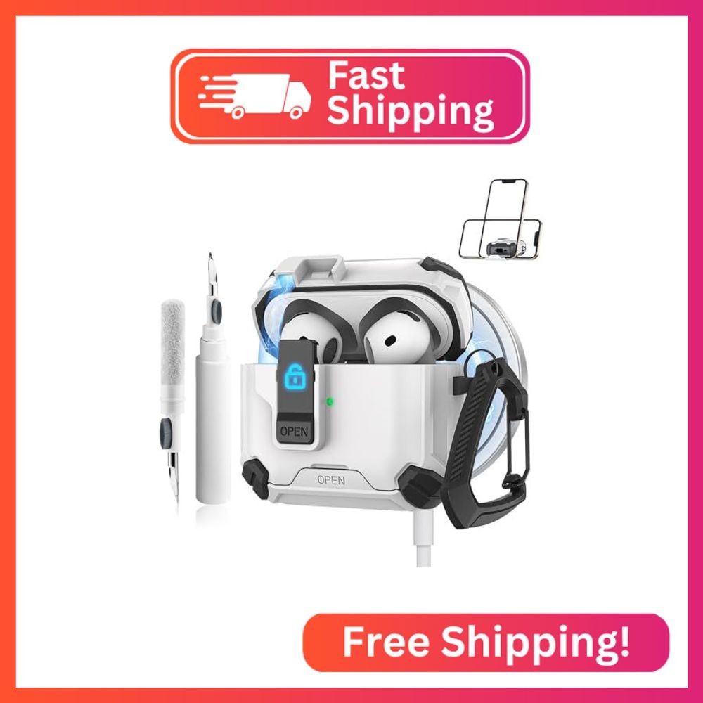 Wanme for Airpods 4 Case, Compatible with AirPods 4th Generation Case (2024) Men