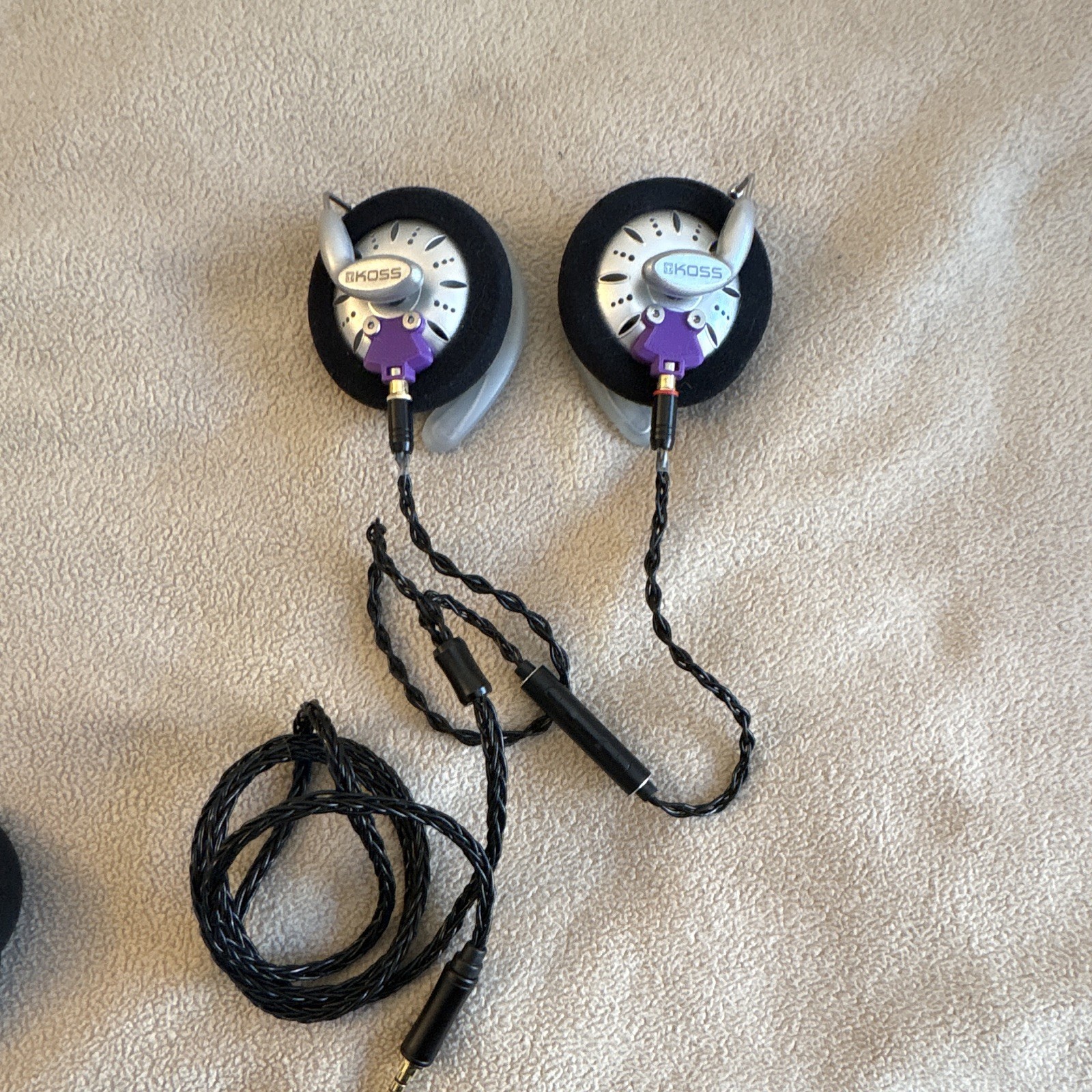 Koss KSC75 MMCX mod purple 3D-print