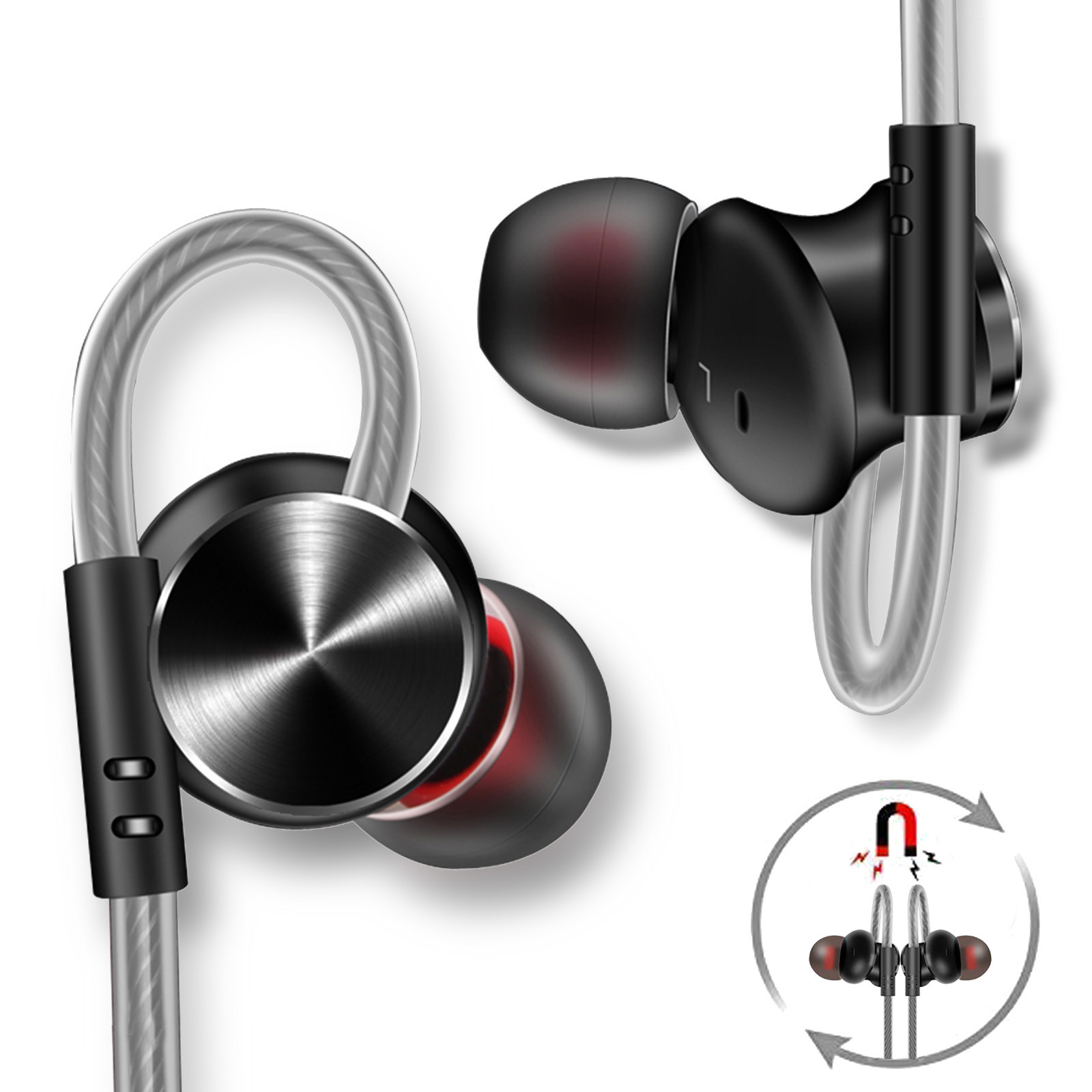In-Ear Earphones Headphones, HEAVY DEEP BASS for iPhone, iPad, iPod, for Samsung