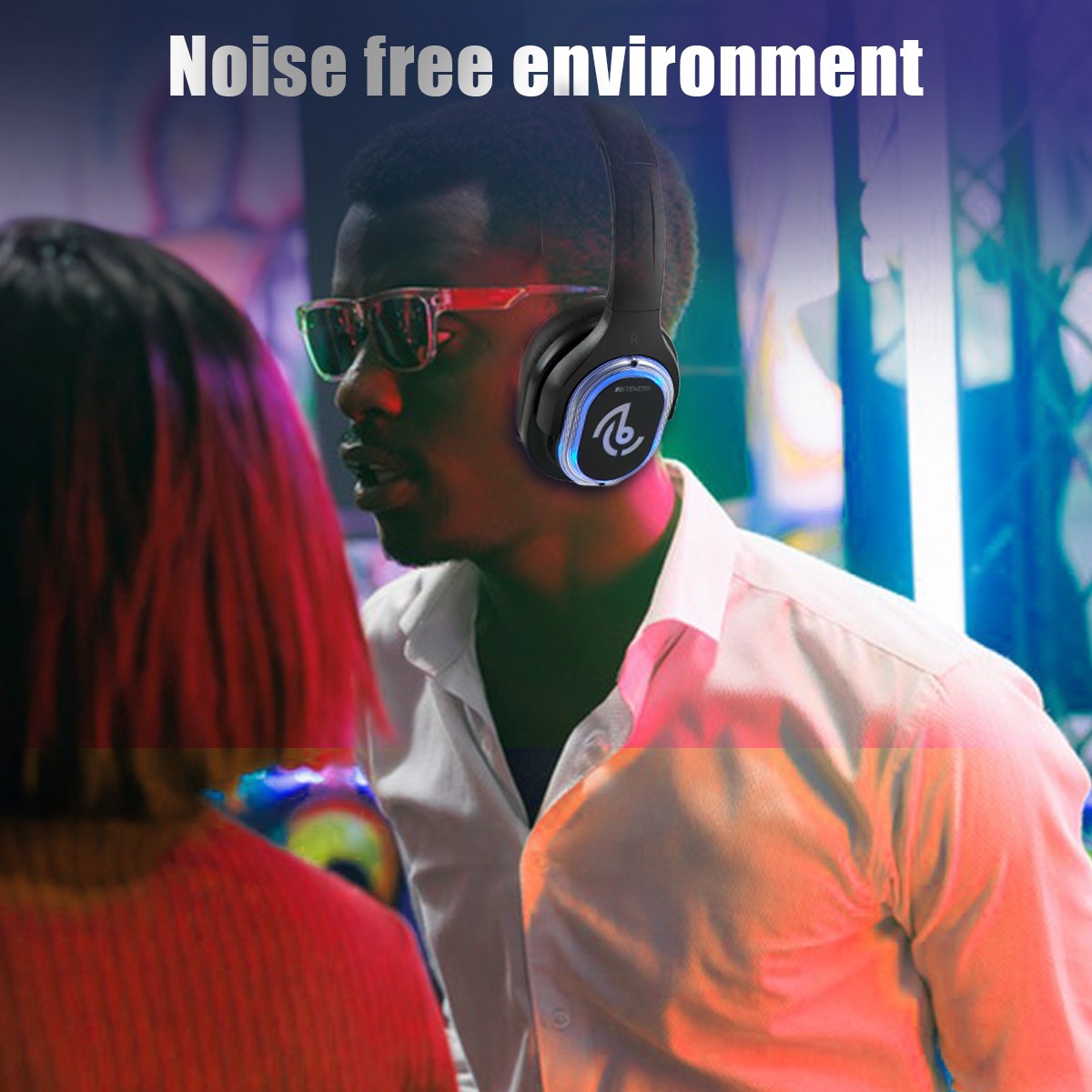 TA003 Silent Disco Headphone System,Silent Disco Party Headphones Home Movie lot