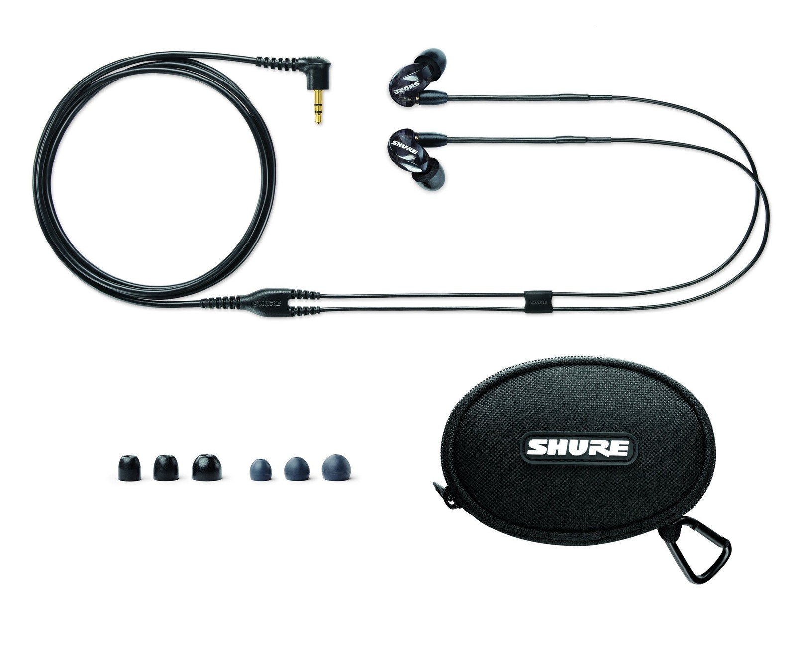 Open Box Shure SE215 Single Driver In-Ear Monitors, Black