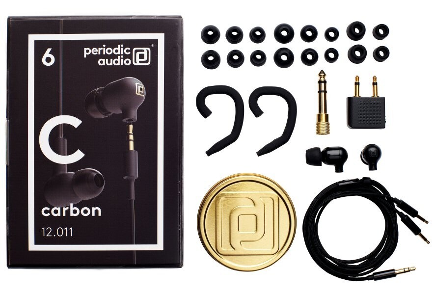 Periodic Audio Carbon In Ear detachable cable Pure Diamond Diaphragm Headphone