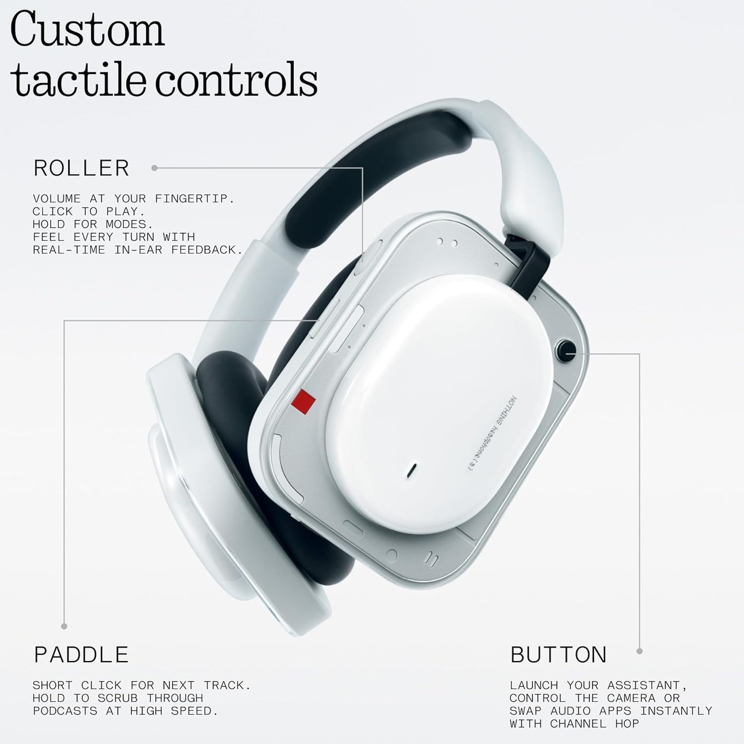Headphone a 2026 New, Adaptive Active Noise Cancelling Headphones, Wireless O…
