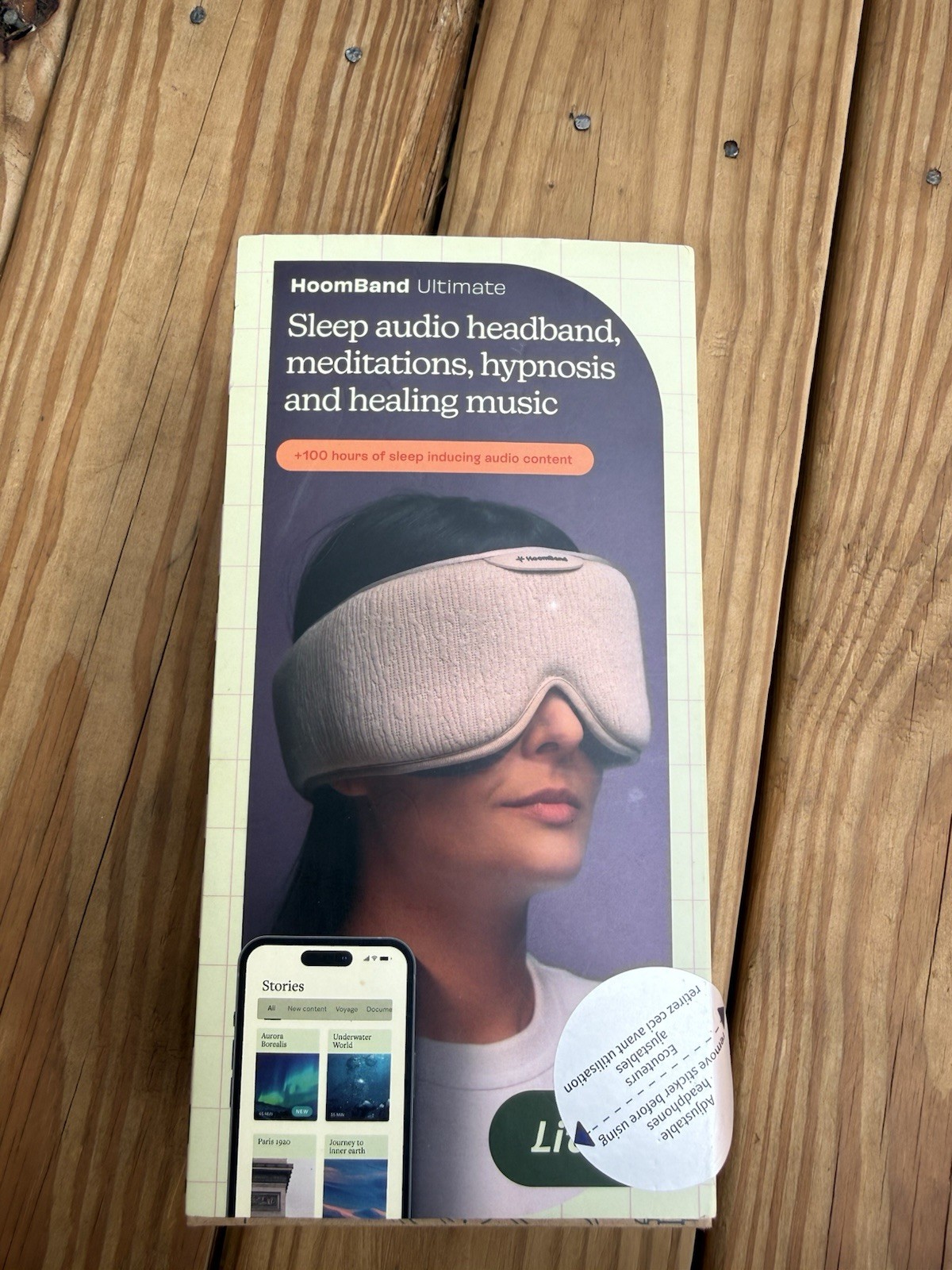 Livlab HoomBand Ultimate Wireless Sleep Headphones Bluetooth 100% Blackout