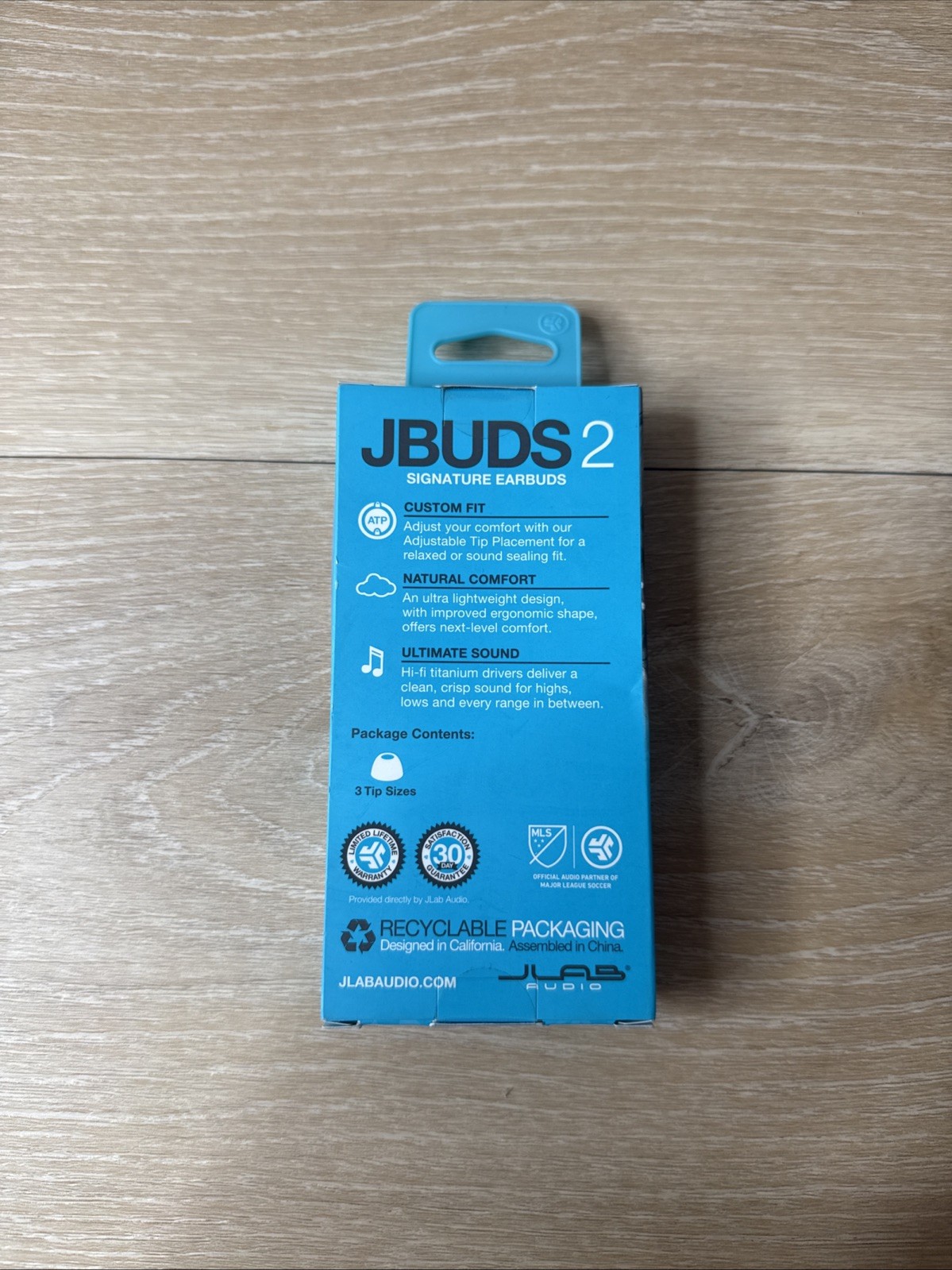 JLAB Jbuds 2 Signature Earbuds Custom Fit Natural Comfort Ultimate Sound RED NEW