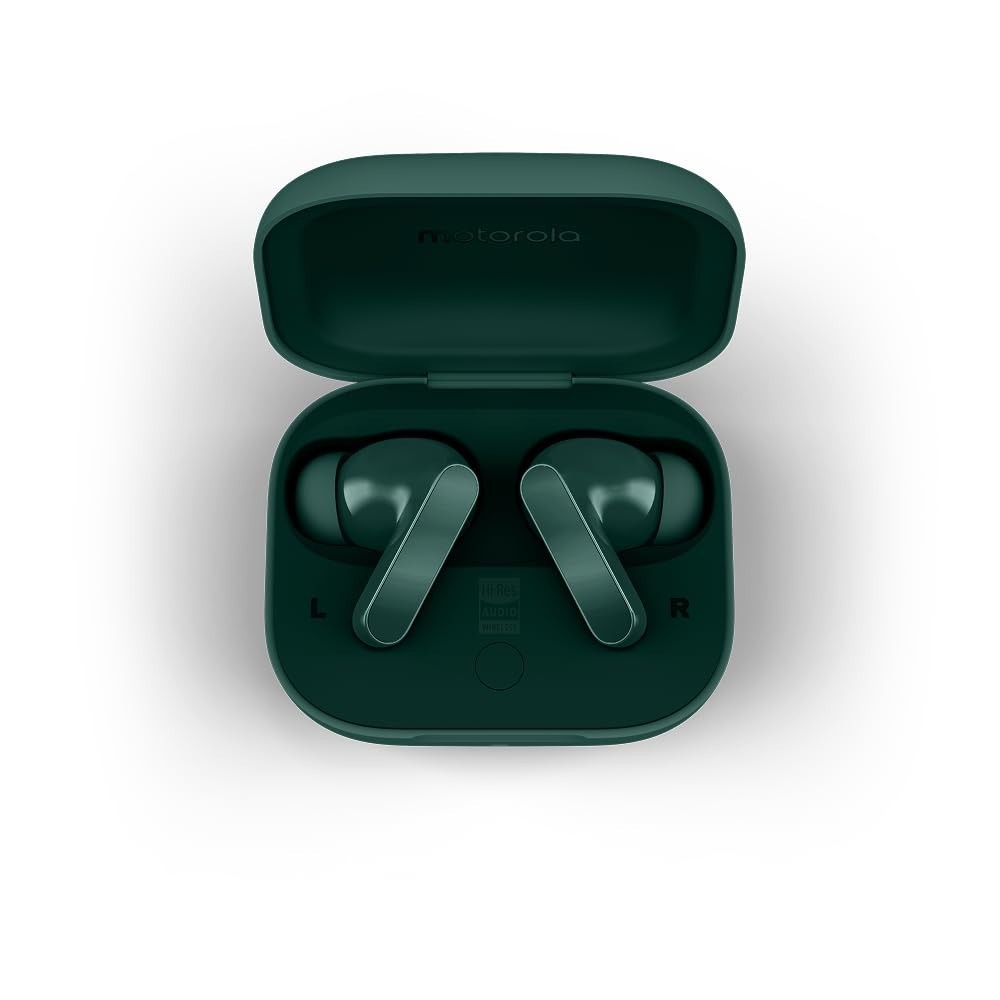 Motorola Moto Buds Bass |Hi-Res Audio & LDAC | 12.4mm Drivers |50dB True ANC FSS