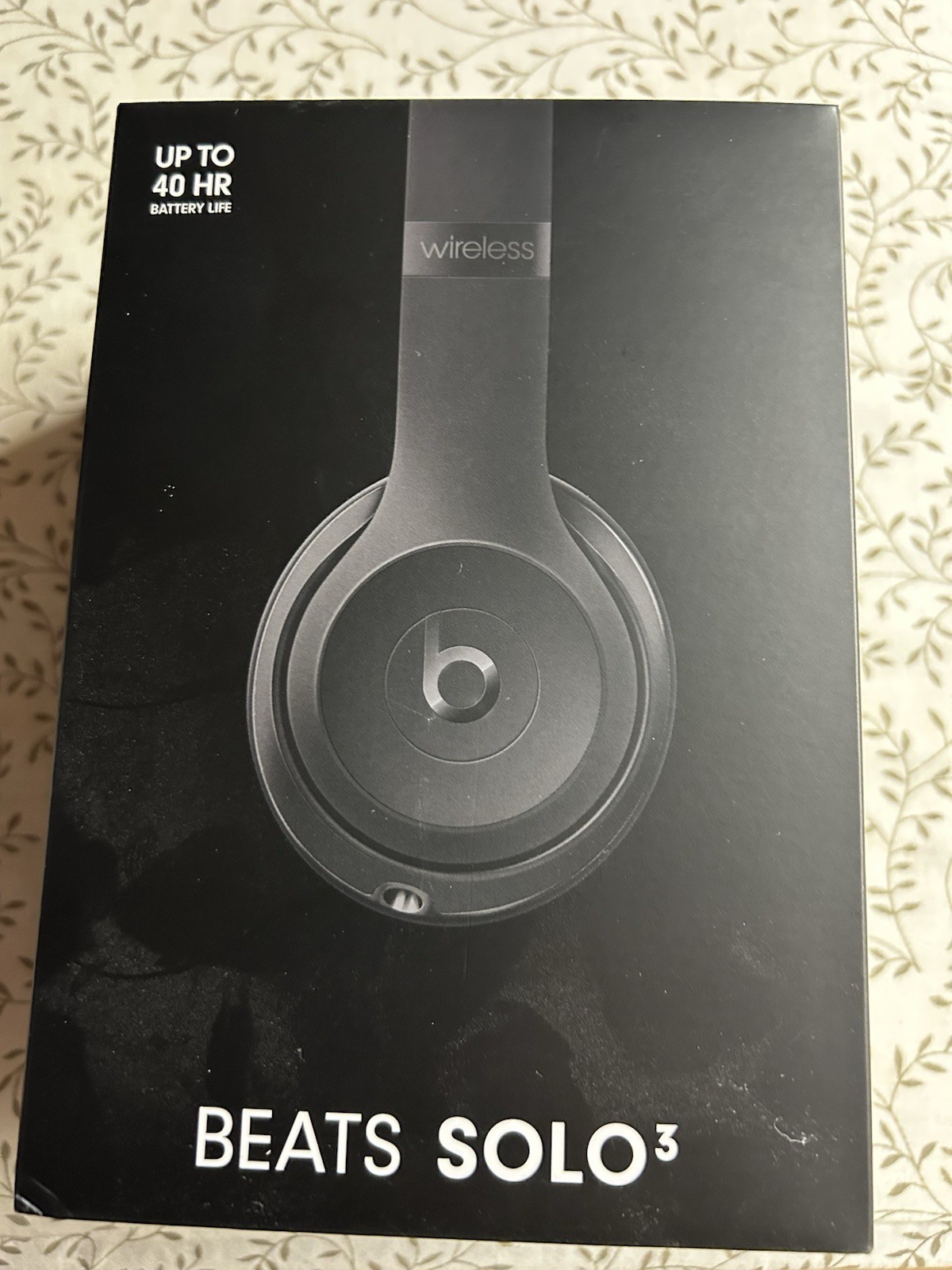 Beats Solo 3 Wireless Bluetooth Wired Over-the-Ear Headphones Silver