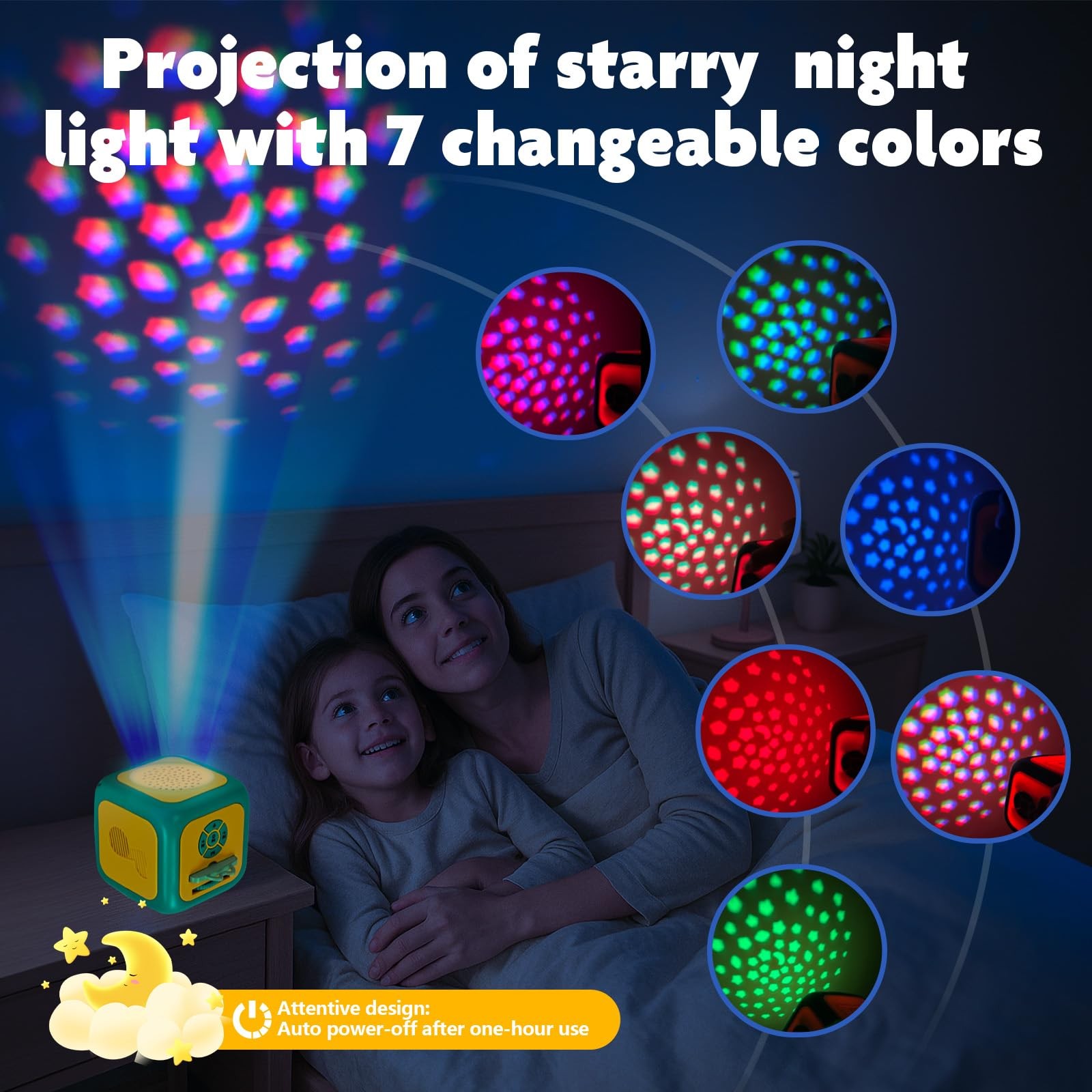 Kids Story Projector for Toddlers – Story Dream Machine with 8 Storybook Disc…