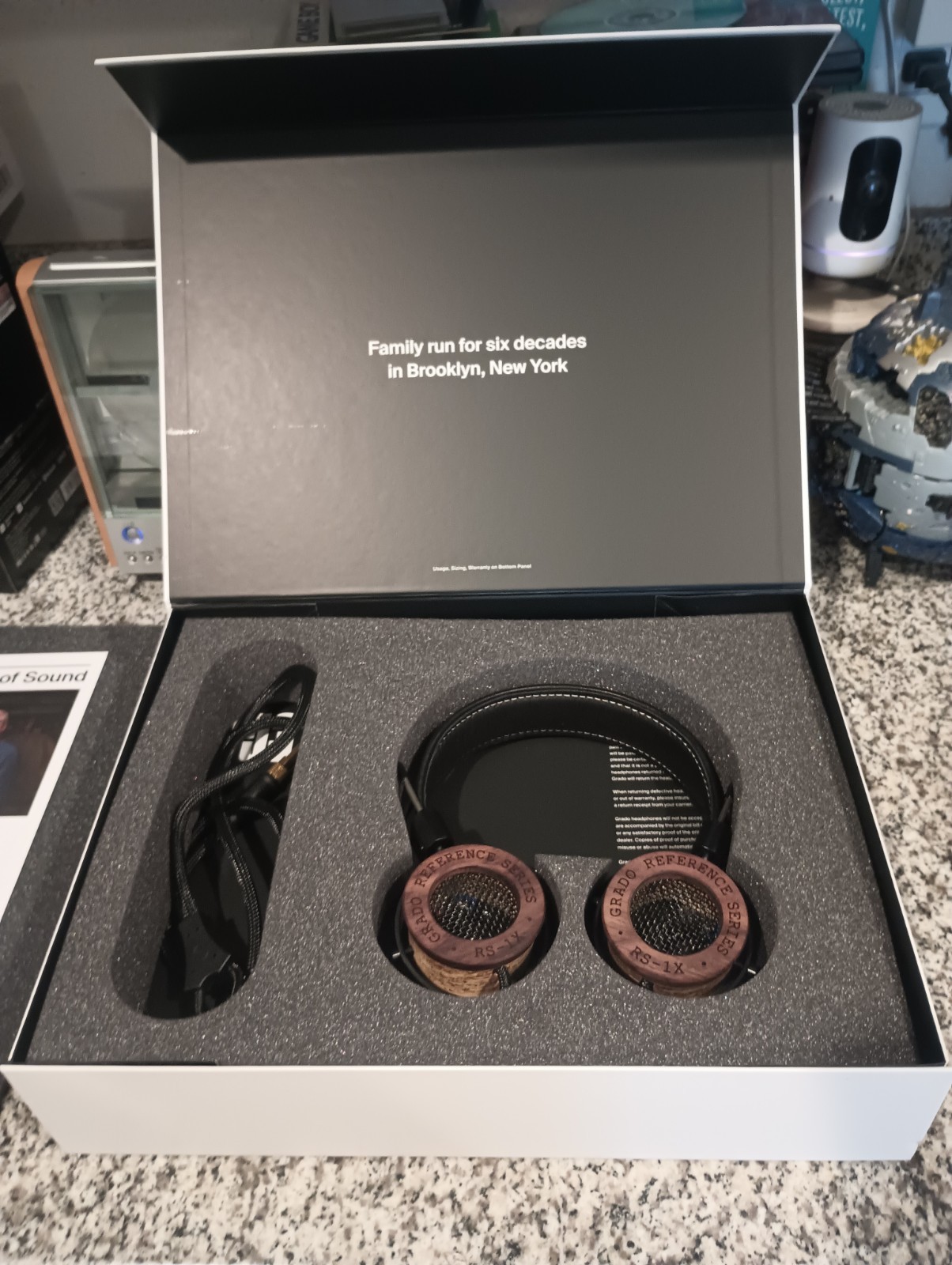 Grado RS-1X Reference Series Tri-Wood Housing Wired Headphones Used from Japan