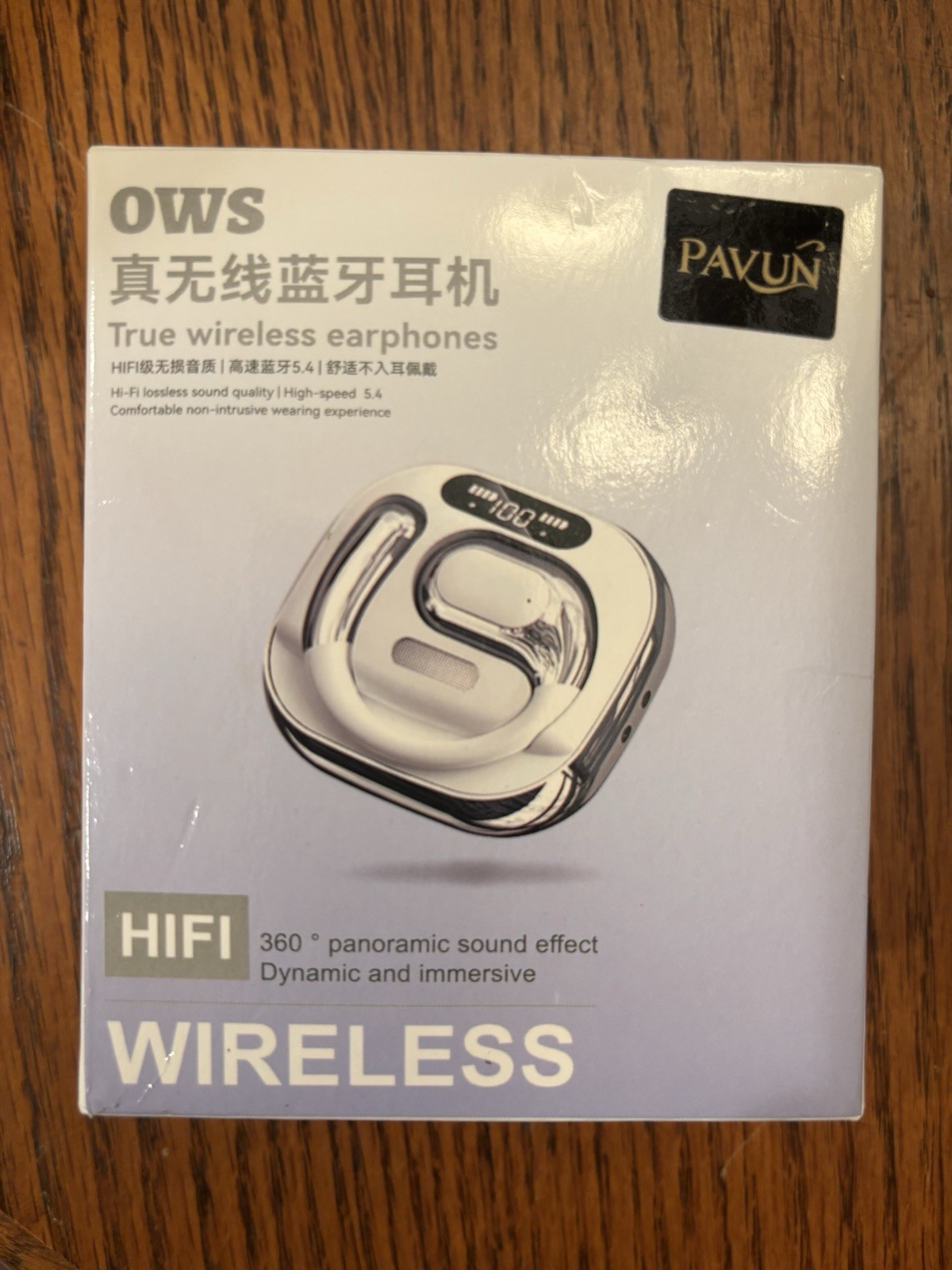 PAVUN OWS True WirelessEarphones 5.4 Bluetooth Open-Ear HiFi Headphones