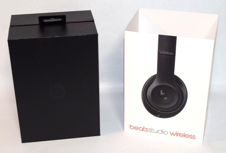 EMPTY BOX Beats Studio 2 Matte Black Wireless Bluetooth Headphones B0501