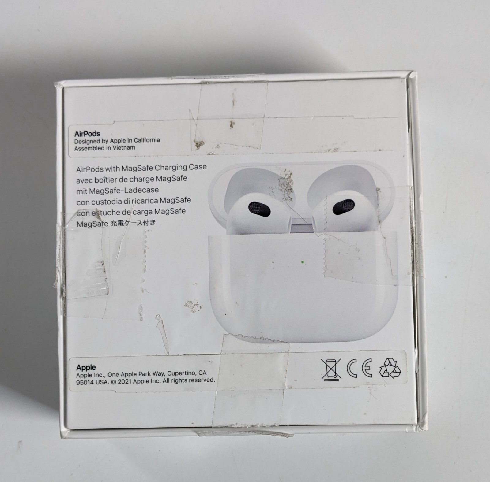 Apple Airpods 3rd Generation (MPNY3AM/A-3LL/A) w/ Magsafe Charging Case