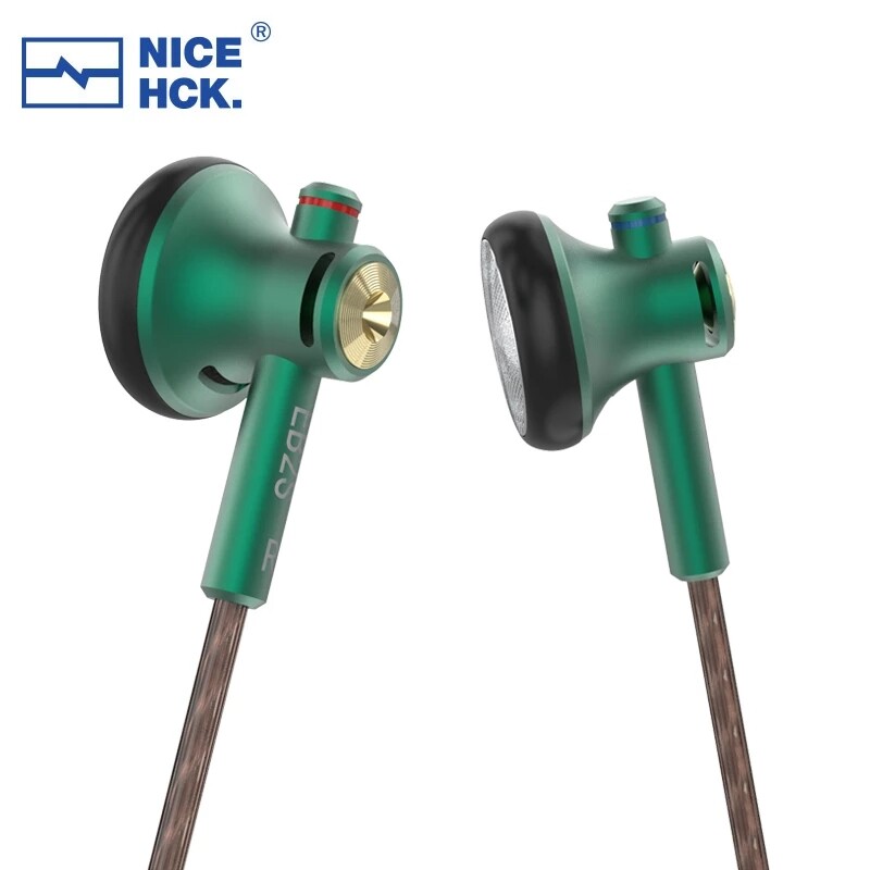 NiceHCK EB2S 3.5mm Metal CNC HIFI Earbud 15.4mm LCP Dynamic Music Vocal Ear