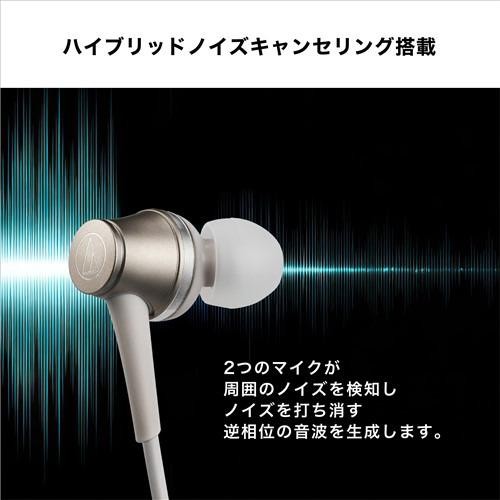 Audio-Technica ATH-CKD7NC USB Type-C Noise Cancelling Hi-Res Earphones Black New