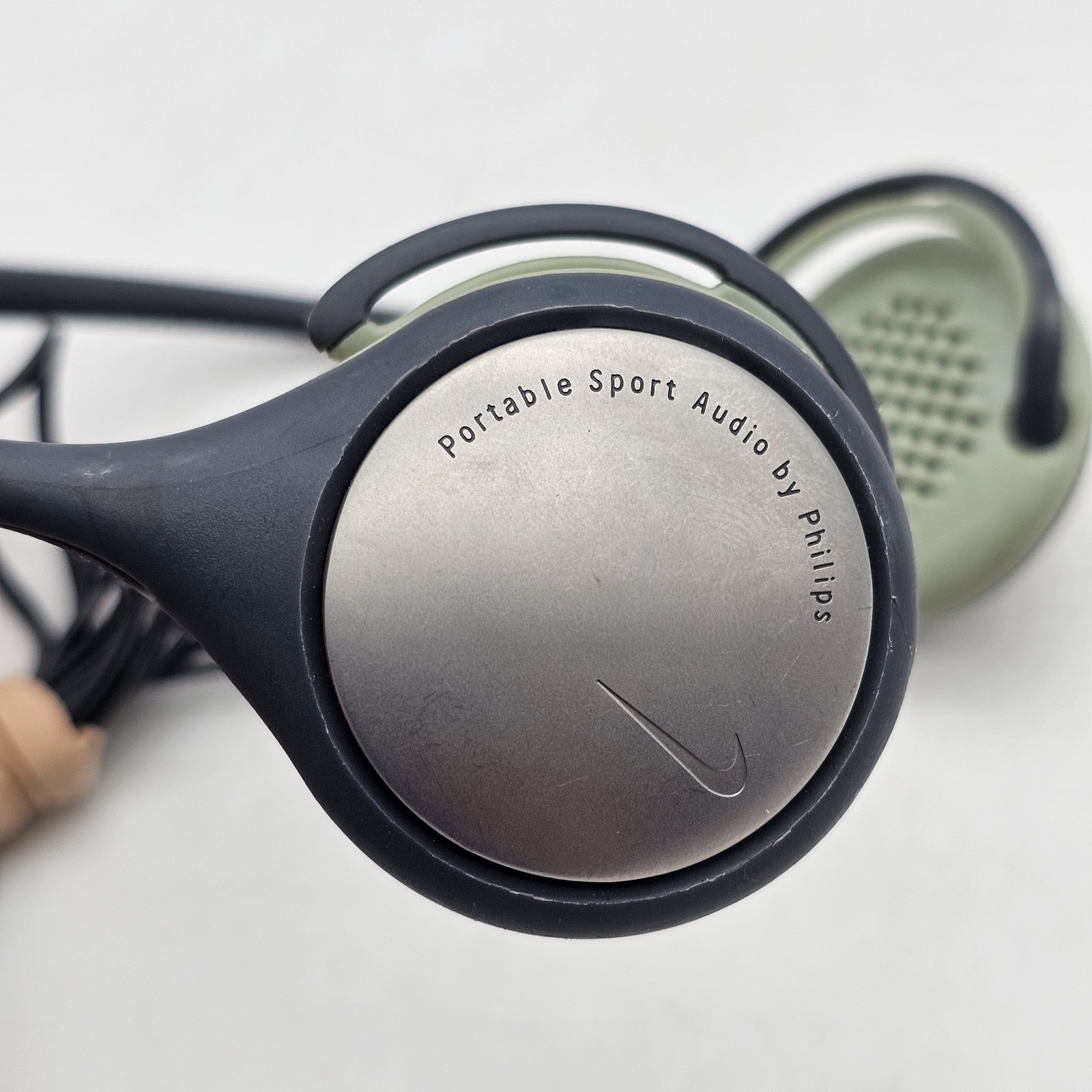 Vintage Y2K Philips Nike Psa Duro SBC HJ050 Neckband Headphones Rare