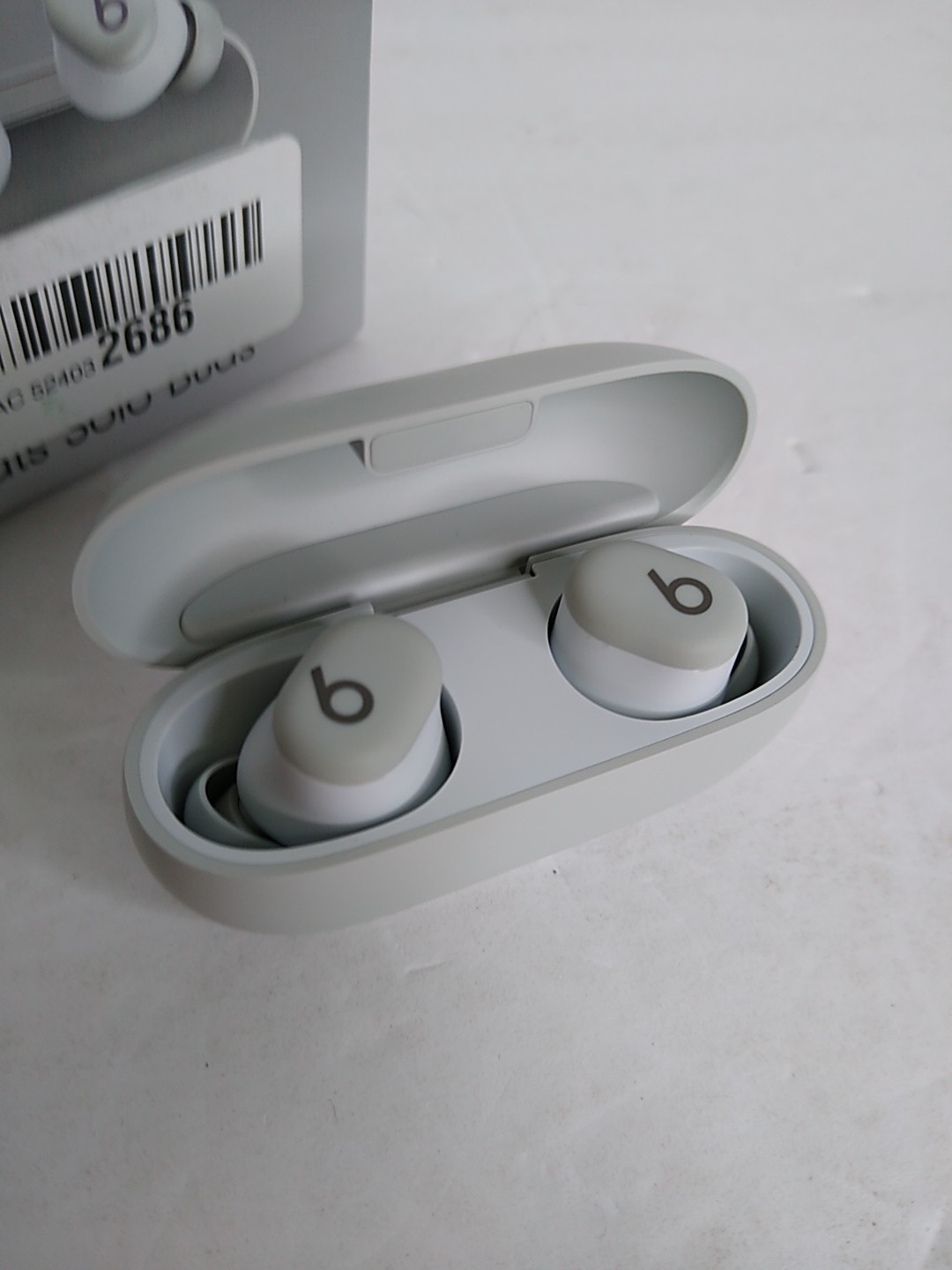 Beats Solo Buds MUVY3LL/A – Wireless Bluetooth Earbuds Storm Gray Open Box
