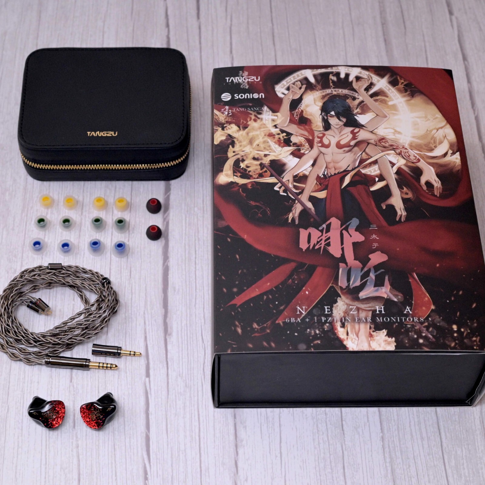 TANGZU Nezha Latest Flagship-level IEMs 6BA + 1PZT Multi-Driver In-Ear Monitor