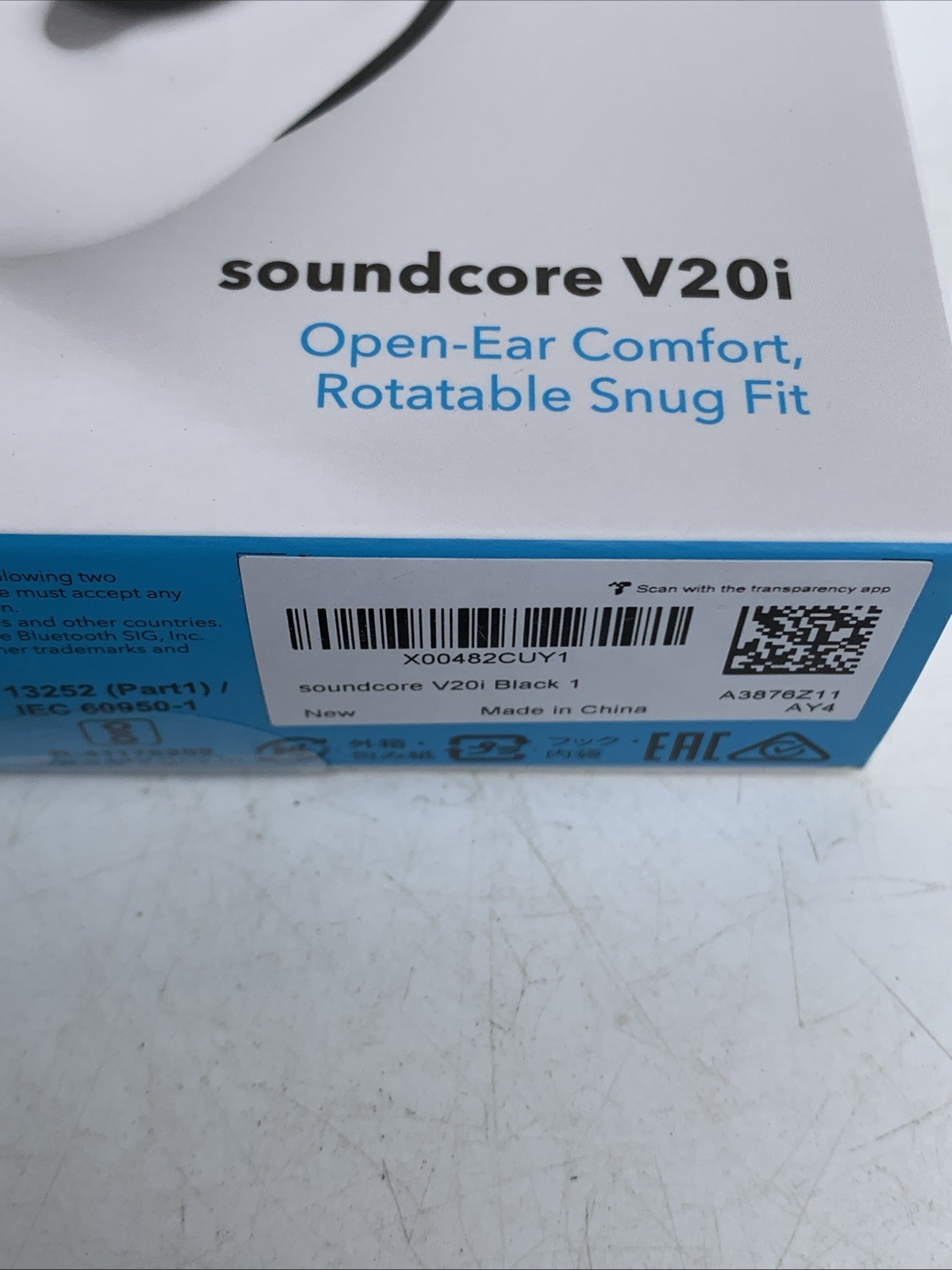 Soundcore By Anker V20i Open-Ear Confort Rotatable Snug Fit Wireless Earbuds