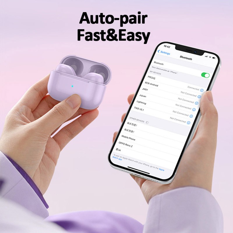 Mini Invisible Sleep Earbuds for iPhone 17/16/15/14/13/12/11 Bluetooth Earphones