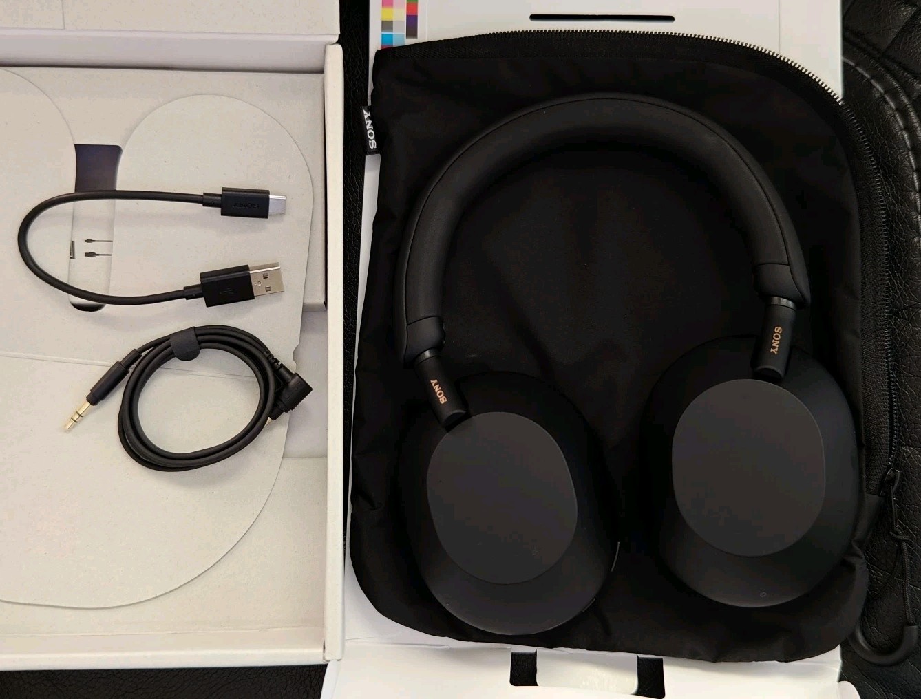 Super Clean Sony WH1000XM5/SA Wireless Premium Noise Cancelling Headph Black P1